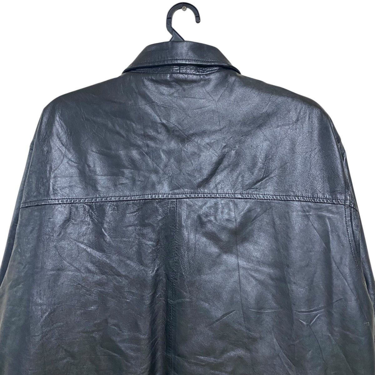 Polo Ralph Lauren Vintage Polo Ralph Lauren Black Leather Jacket Oversized Size US M / EU 48-50 / 2 - 8 Thumbnail