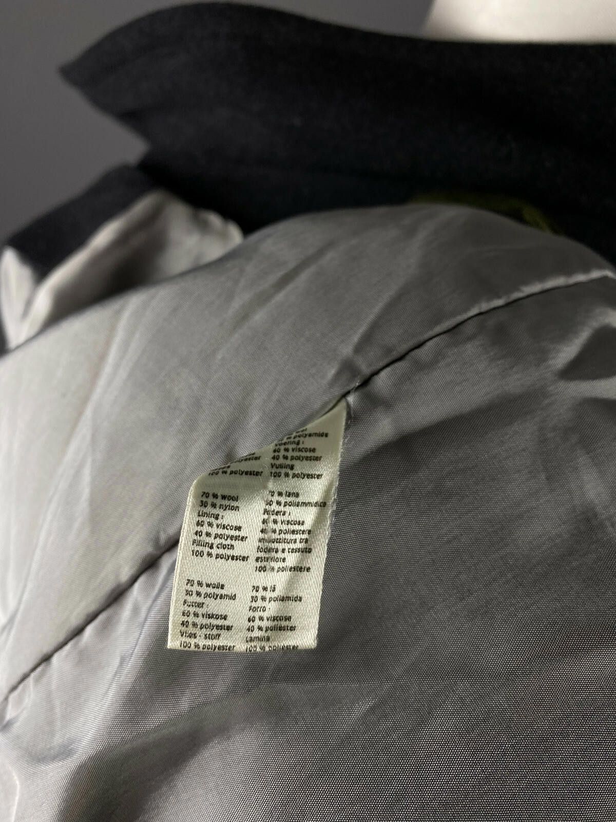 Lacoste Lacoste Black Wool Full Zip Collared Coat Jacket Size 56/6 Size US M / EU 48-50 / 2 - 9 Thumbnail
