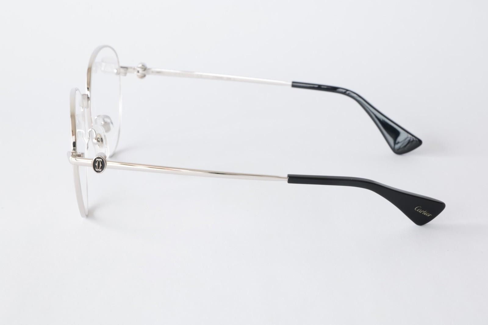Cartier New Cartier eyewear optical eyeglasses CT0449O 004 silver Size ONE SIZE - 4 Thumbnail
