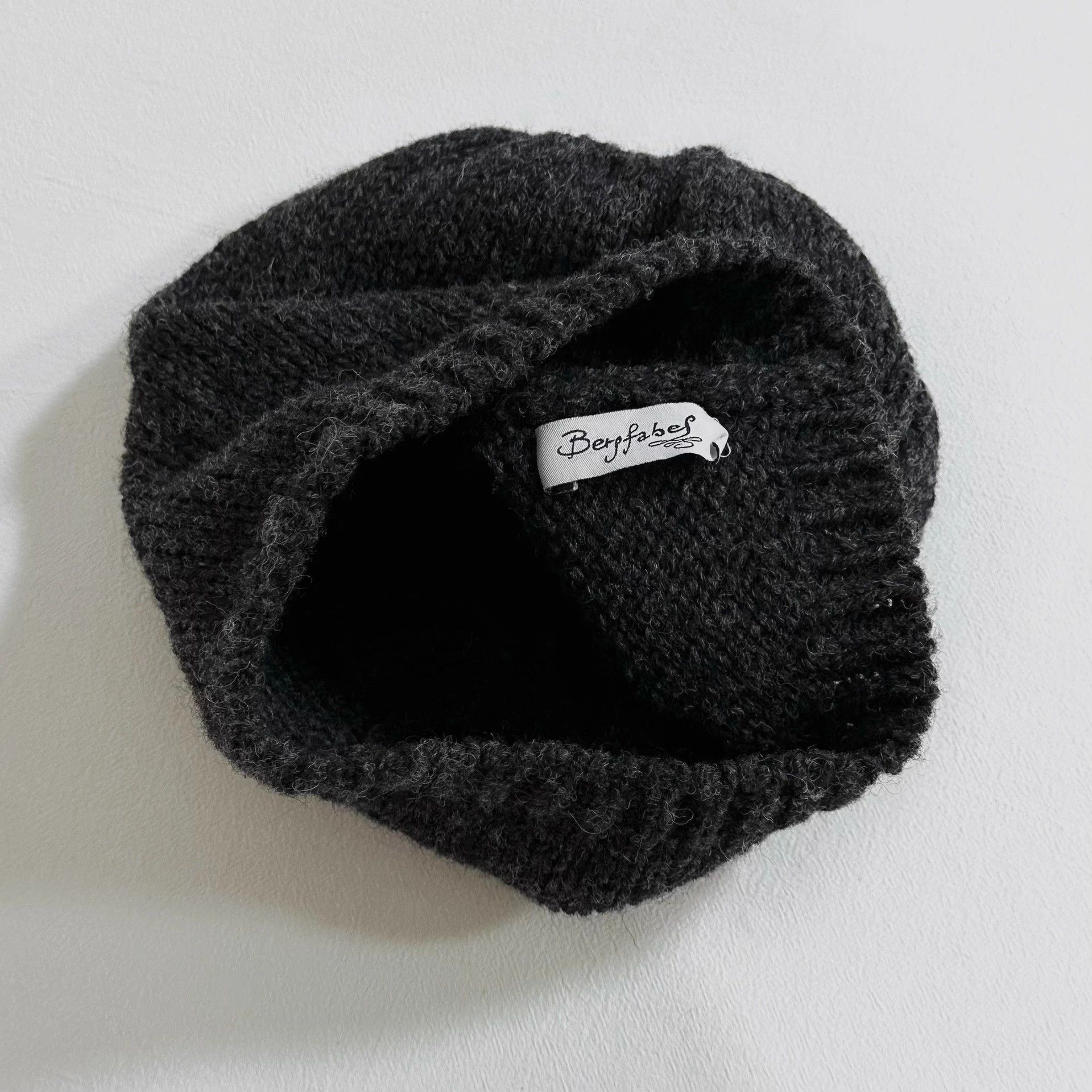 Bergfabel Bergfabel Rare Hand-Knit Wool Mountain Gray Beanie Size ONE SIZE - 5 Thumbnail