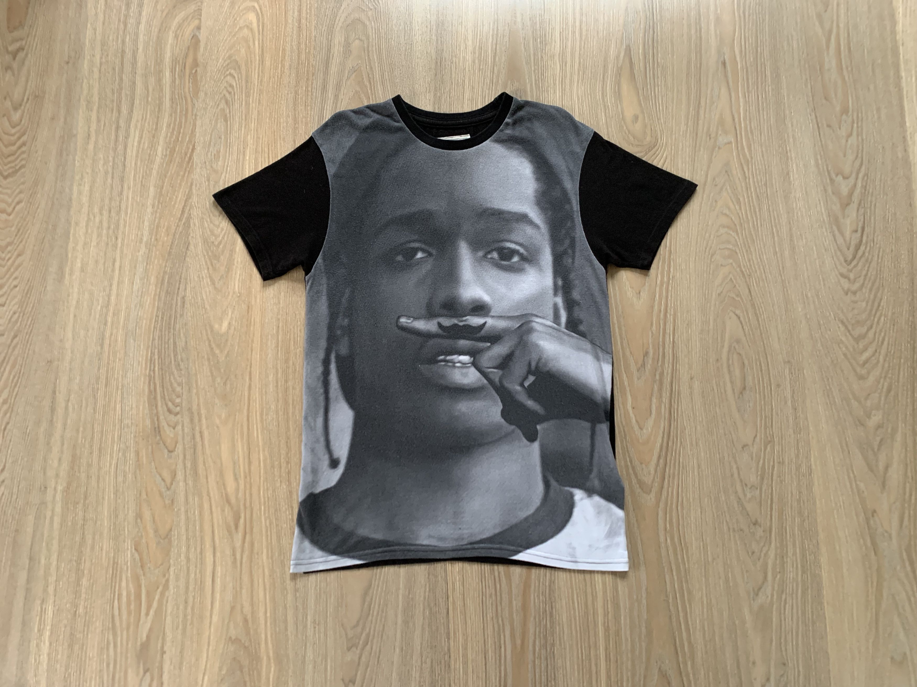 A$AP Rocky × Rap Tees Vintage ASAP Rocky Overprint T Shirt Size US S / EU 44-46 / 1 - 1 Thumbnail