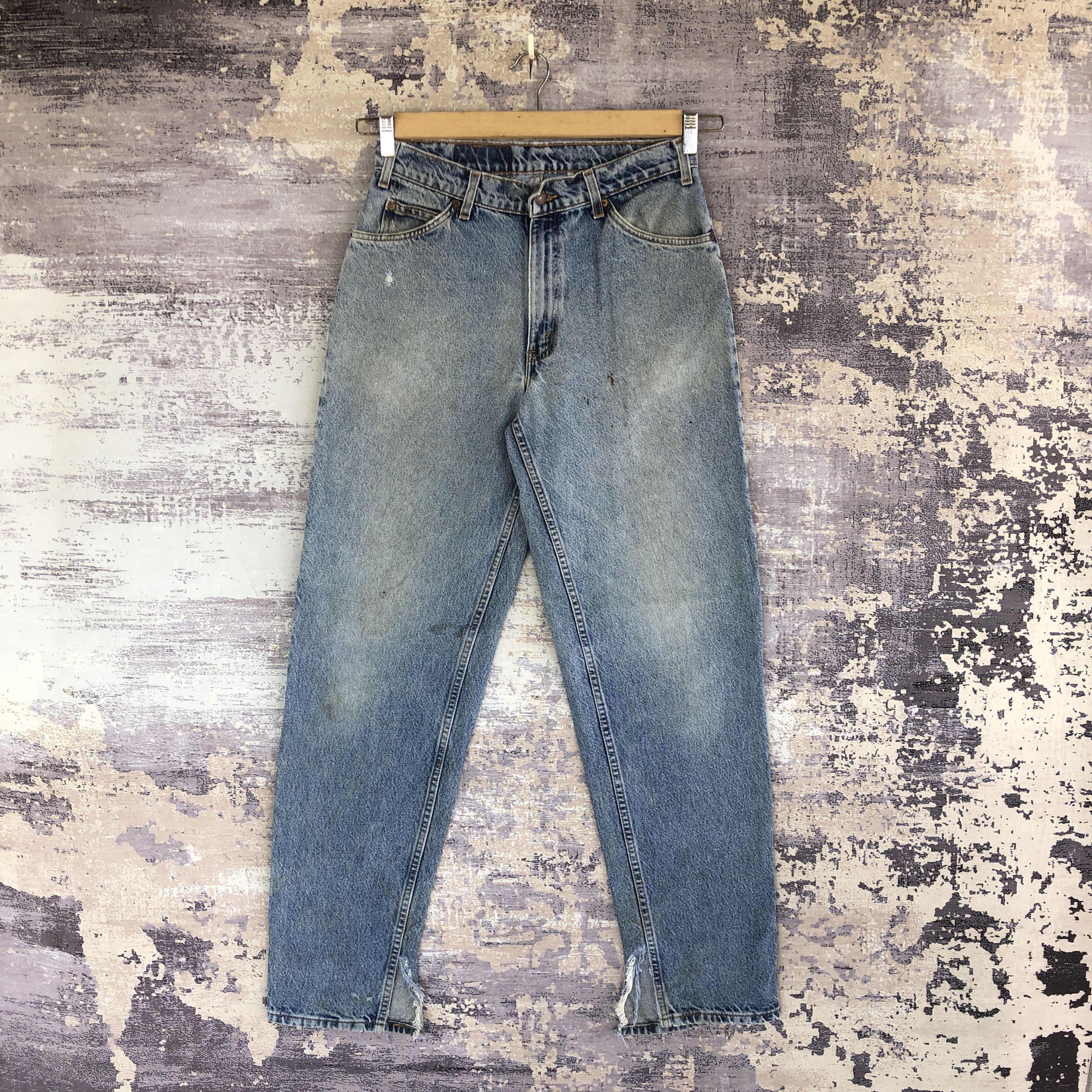Levi's Vintage Levis 560 Jeans Distressed Orange Tab Levis Denim Size US 30 / EU 46 - 1 Thumbnail