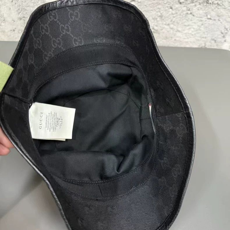 Gucci Gucci Fisherman Hat in Black Color-2506 Size ONE SIZE - 5 Thumbnail