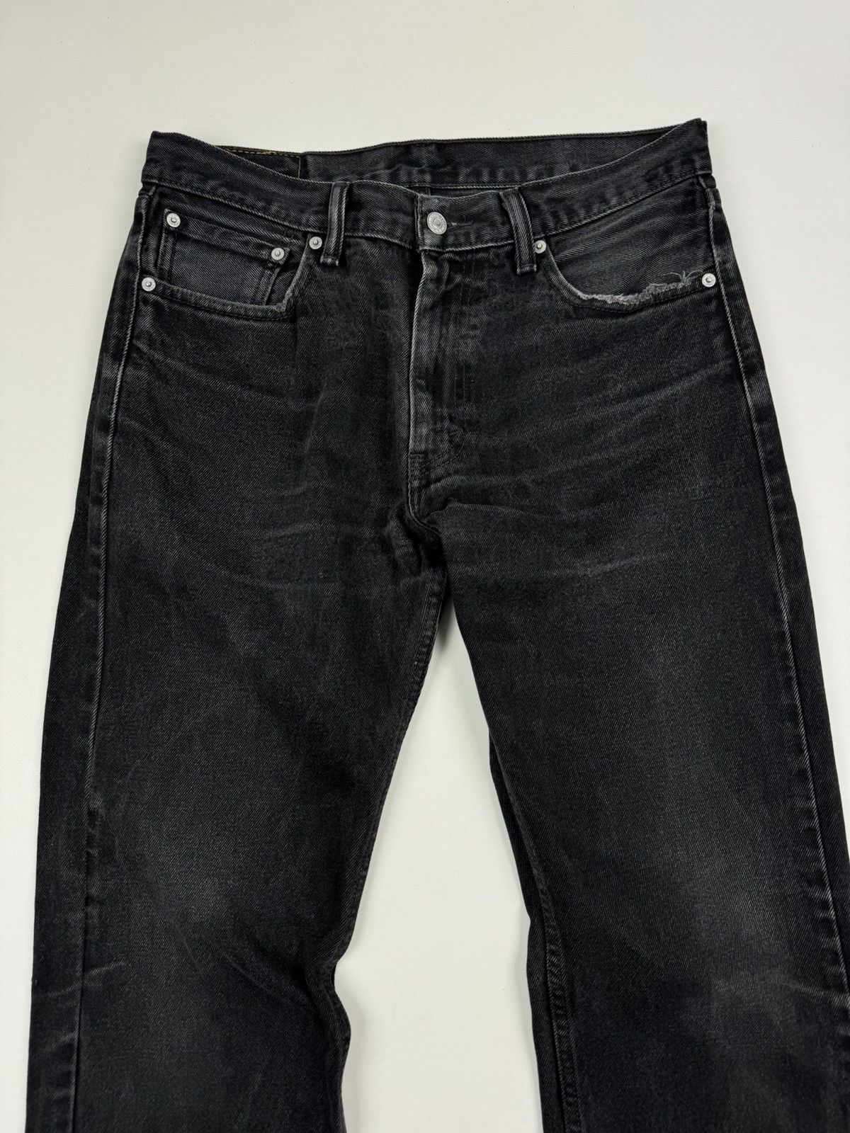 Levi's Y2K Vintage Levi’s 505 Washed Black Jeans Size US 33 - 6 Thumbnail