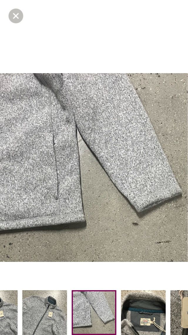Faherty Faherty Full Zip Fleece Sweater MKH2342 Large Size US L / EU 52-54 / 3 - 6 Thumbnail