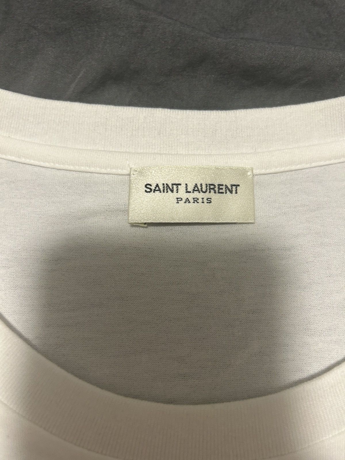 Yves Saint Laurent White Saint Laurent T Shirt Size US XS / EU 42 / 0 - 3 Thumbnail