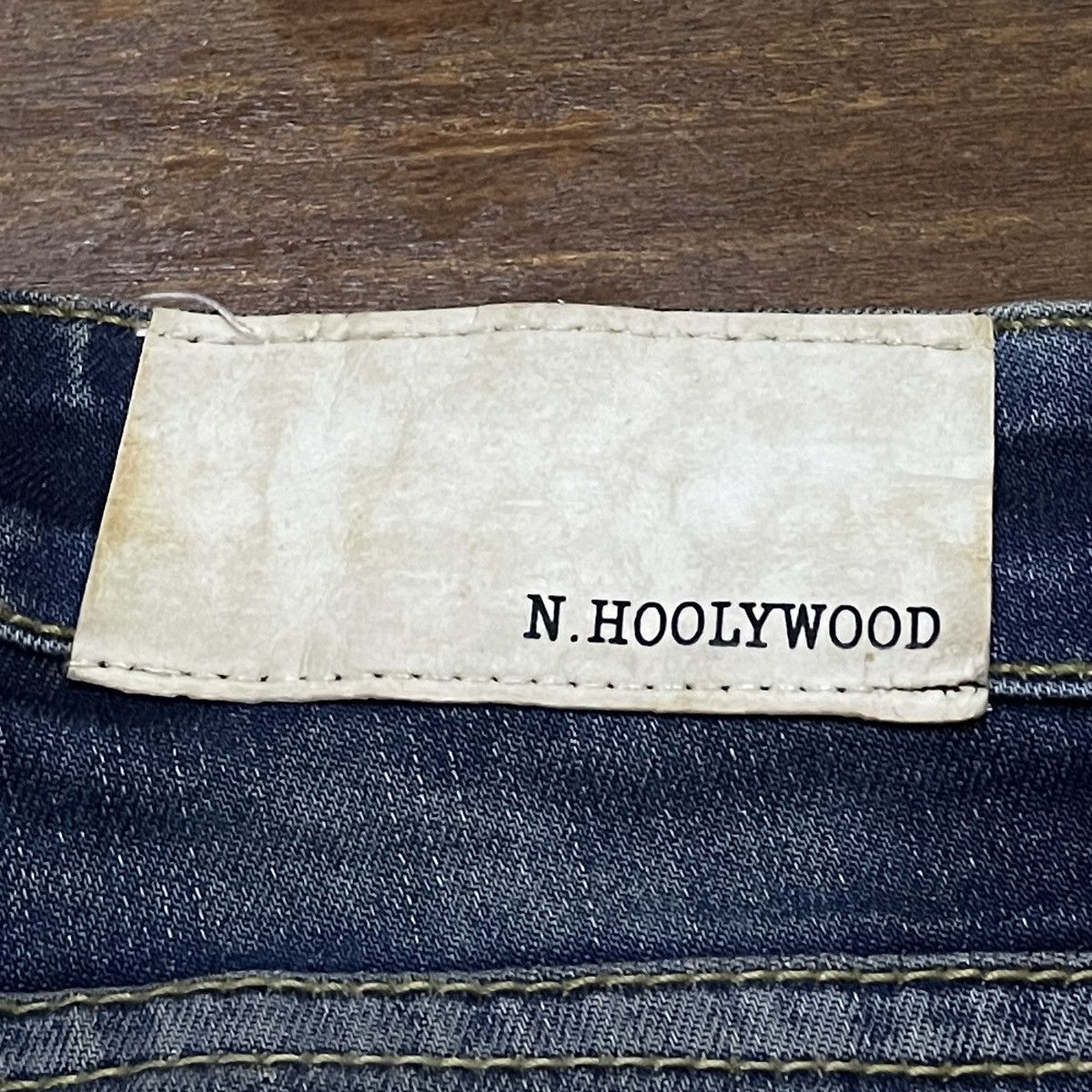 N.Hoolywood Rare Design Vintage Brand N Hoolywood Distressed Jeans 2000s Size US 29 - 9 Thumbnail