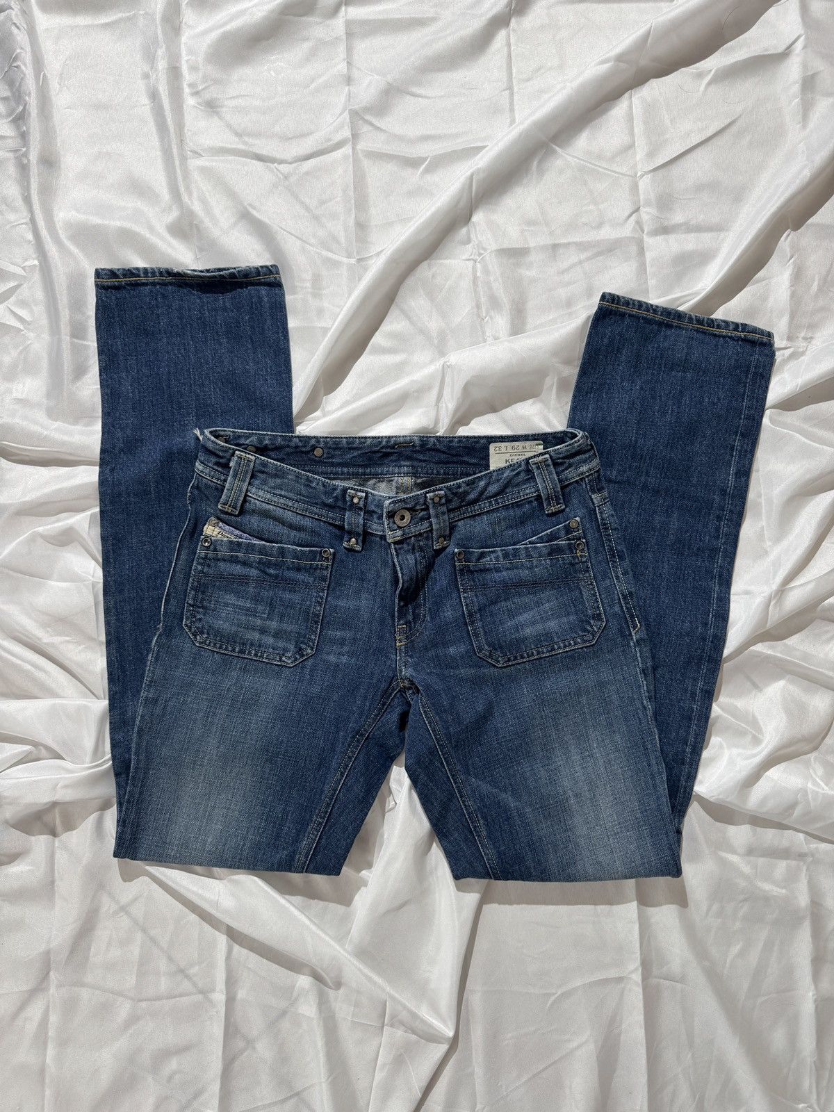 Diesel Diesel Vintage Low Rise Y2K Washed Bootcut Jeans Size 29" - 1 Thumbnail