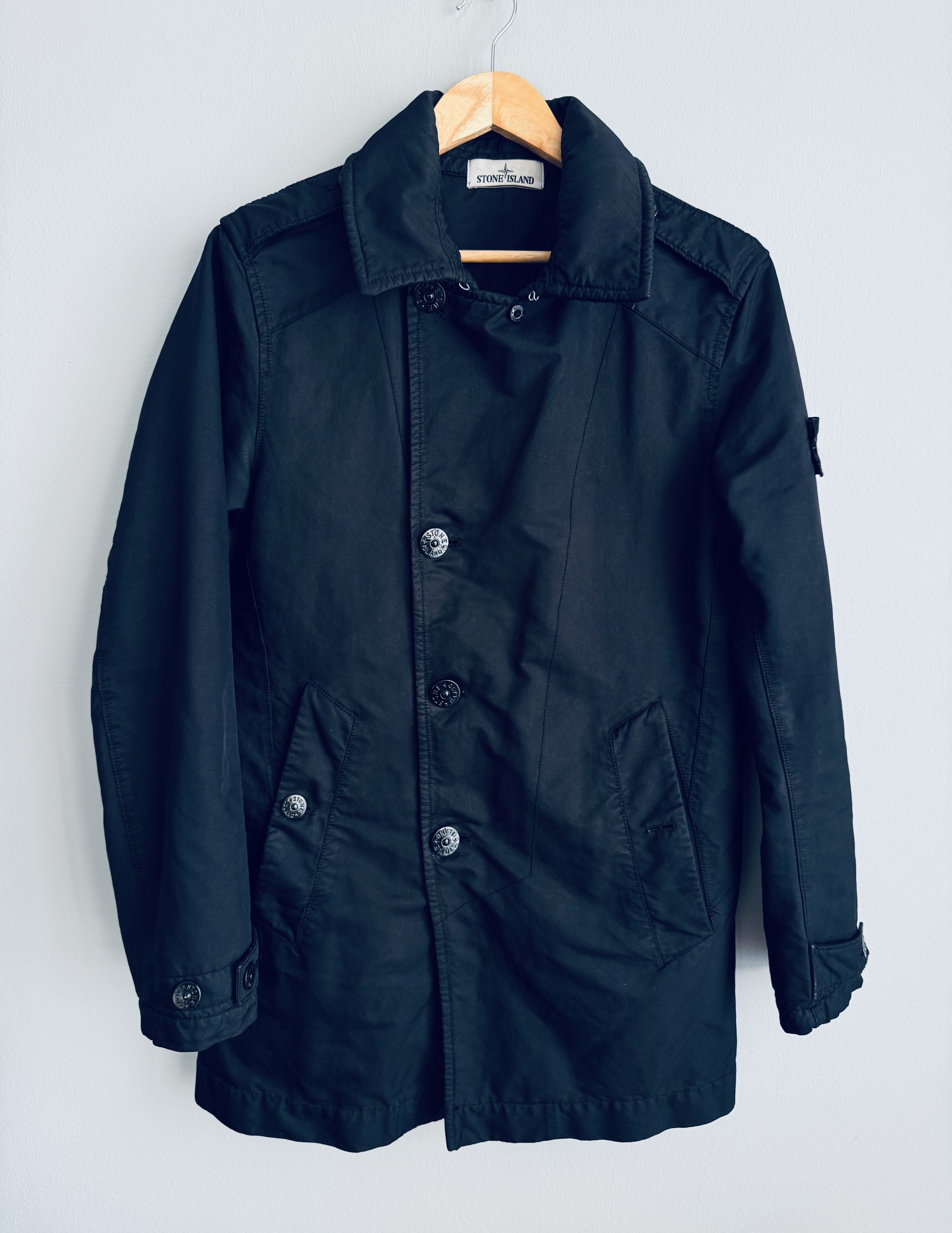 Stone Island Stone Island David-TC Trench Coat Jacket Navy ice Size US M / EU 48-50 / 2 - 4 Thumbnail