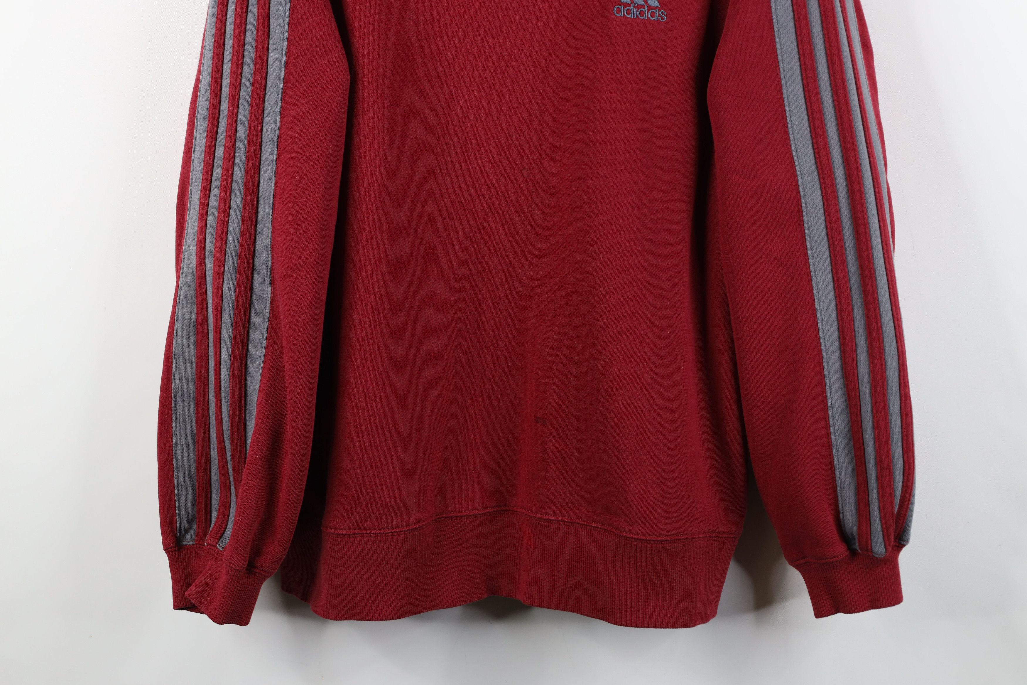 Adidas Vintage 90s Y2K Adidas Spell Out Crewneck Sweatshirt Red Size US M / EU 48-50 / 2 - 3 Thumbnail
