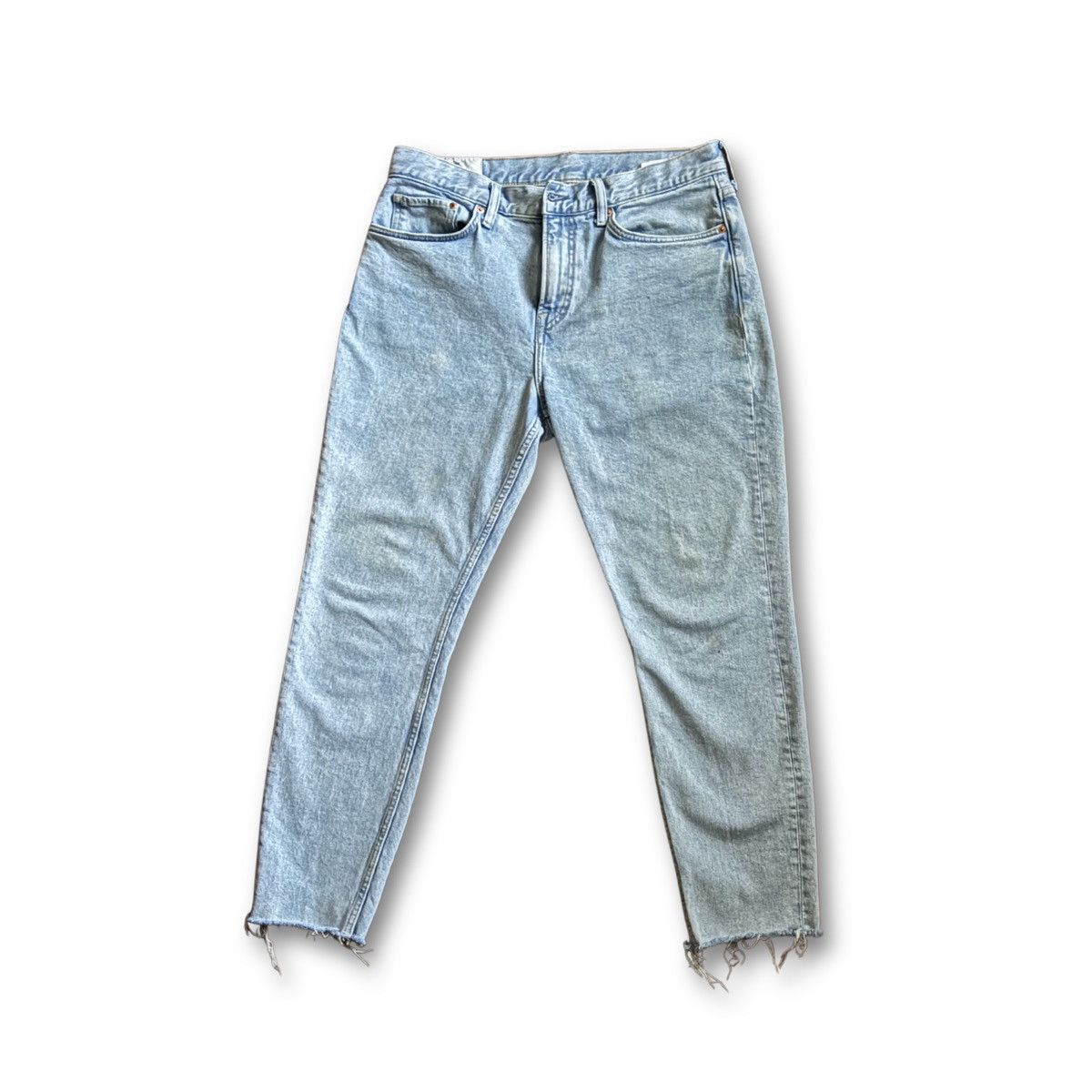 H&M Slim Fit Cropped 33X32 H & M Mens Denim Light Wash Jeans Size US 33 - 1 Thumbnail