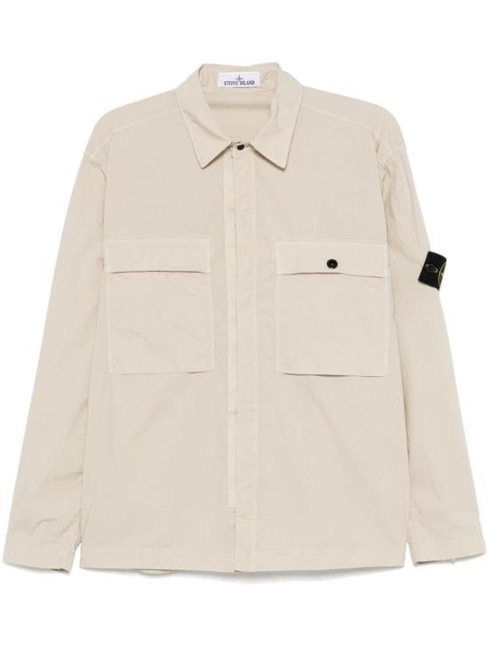 Stone Island STONE ISLAND Men Long Tops 1200015S0003 V0095 Beige Size US XL / EU 56 / 4 - 1 Thumbnail