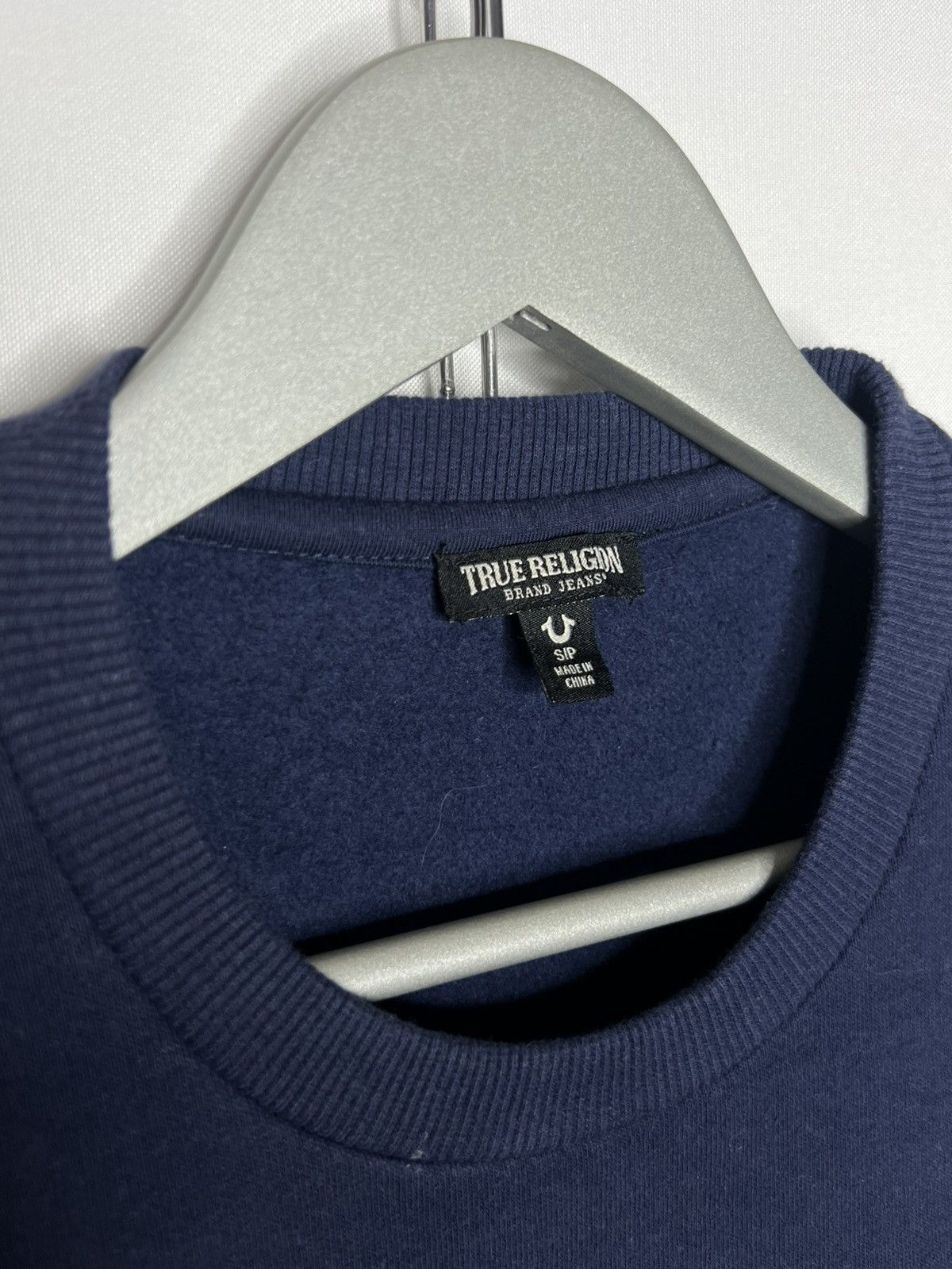 True Religion True Religion Big Logo Navy Blue Sweatshirt Pullover Size US S / EU 44-46 / 1 - 6 Thumbnail