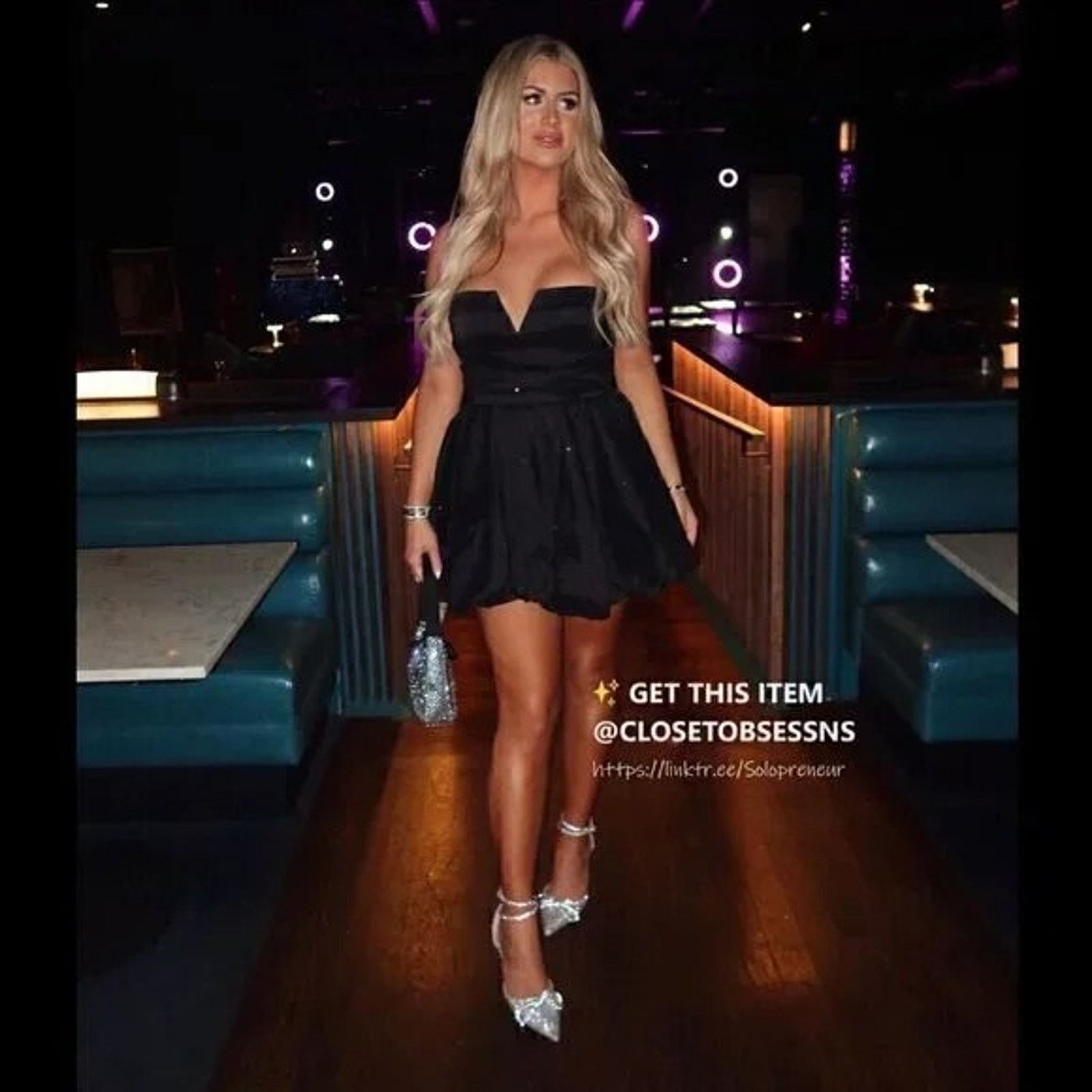 Zara ZARA Black Bubble Hem Mini Dress NWT Size M / US 6-8 / IT 42-44 - 15 Thumbnail