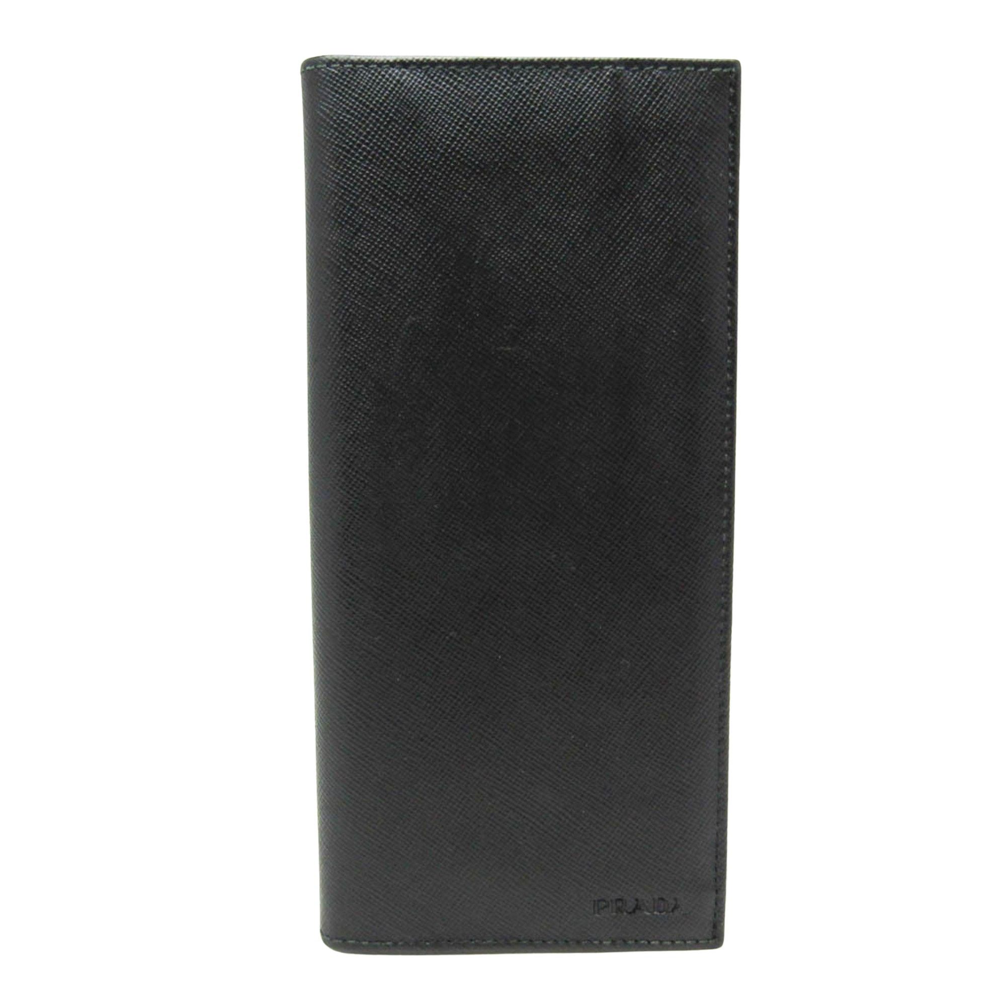 Prada Black Leather Wallet (Pre-Owned) Size ONE SIZE - 1 Thumbnail