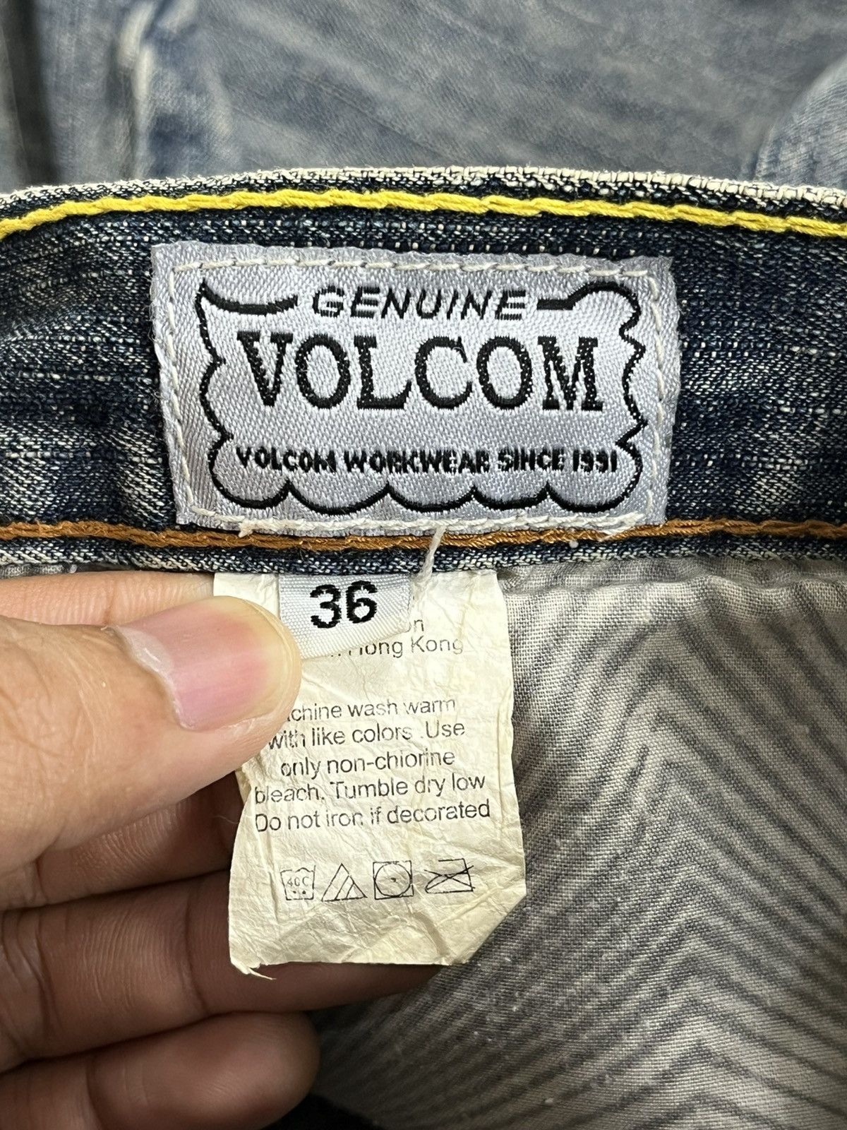 Volcom Vintage Volcom Baggy Jeans Size US 36 / EU 52 - 10 Thumbnail