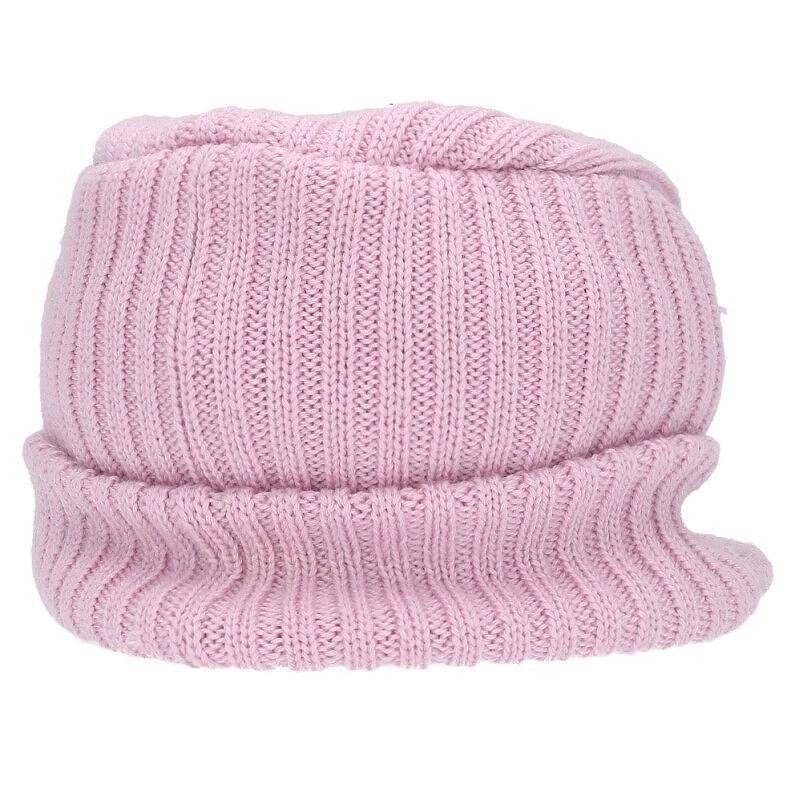 KIJIMA TAKAYUKI UC x Kijima Takayuki beanie visor 100% wool dirty pink Size ONE SIZE - 7 Thumbnail