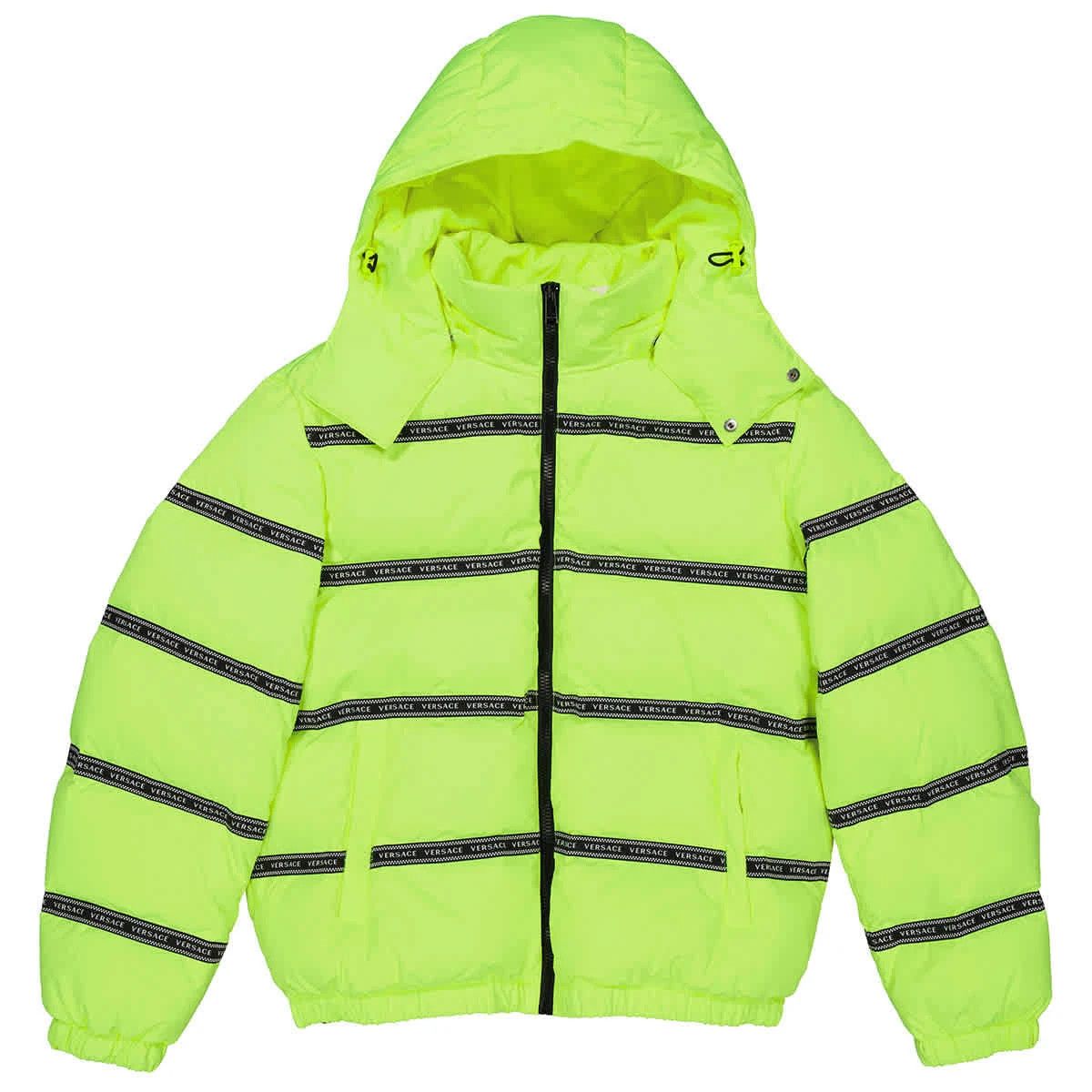 Versace o1mle0424 Puffer Jacket in Yellow/Black Size US M / EU 48-50 / 2 - 1 Thumbnail