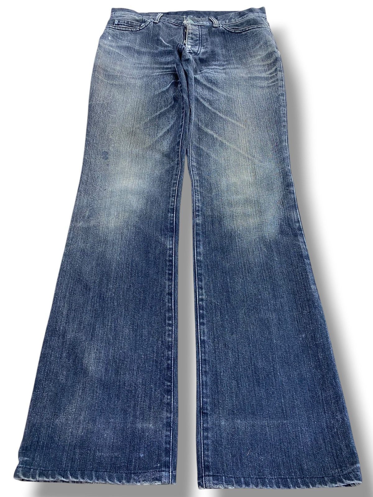 Tornado Mart Tornado Mart Blue Wash Style Flare Jeans Size US 32 / EU 48 - 1 Thumbnail