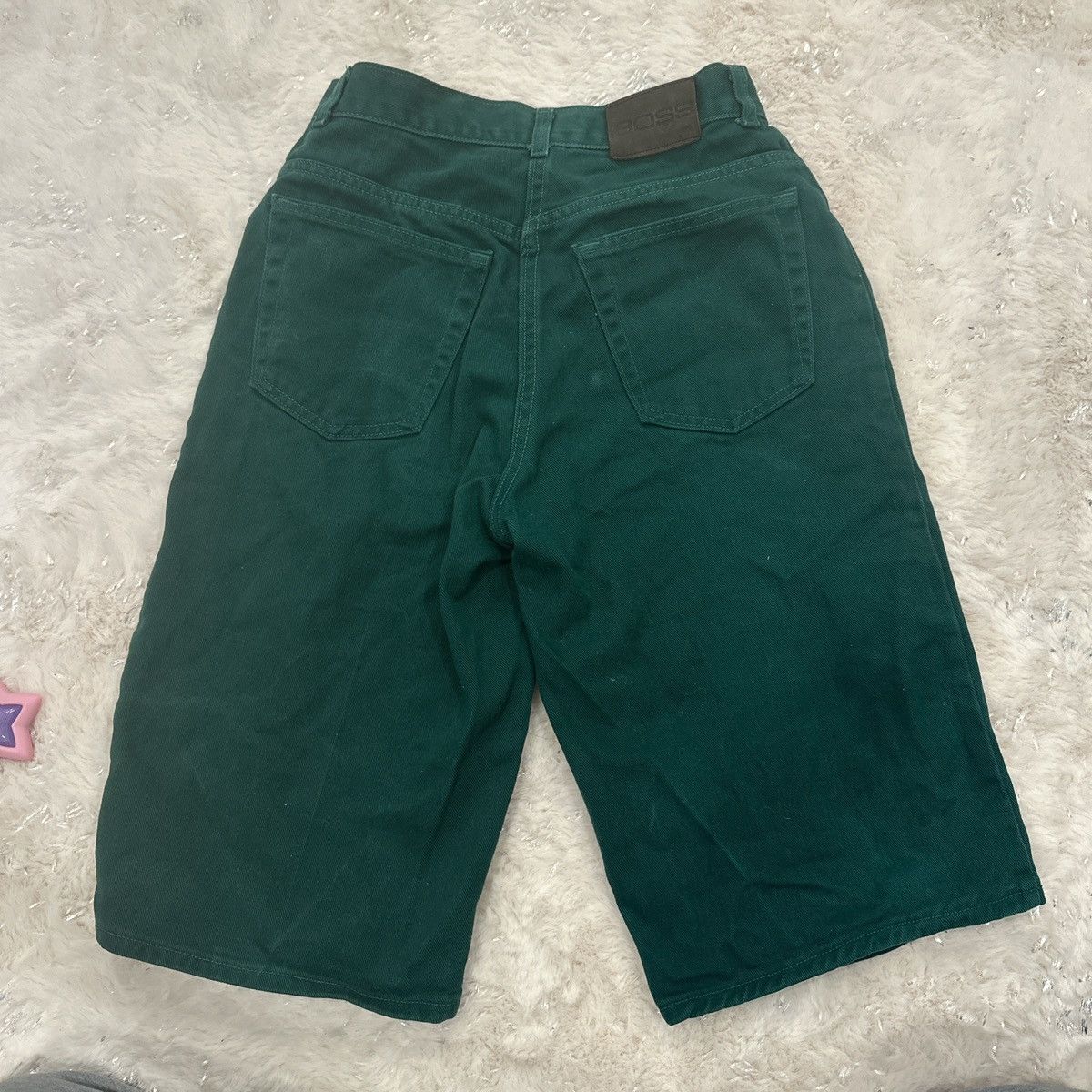 Hugo Boss × Vintage Vintage Green BOSS Jorts Size US 30 / EU 46 - 2 Thumbnail