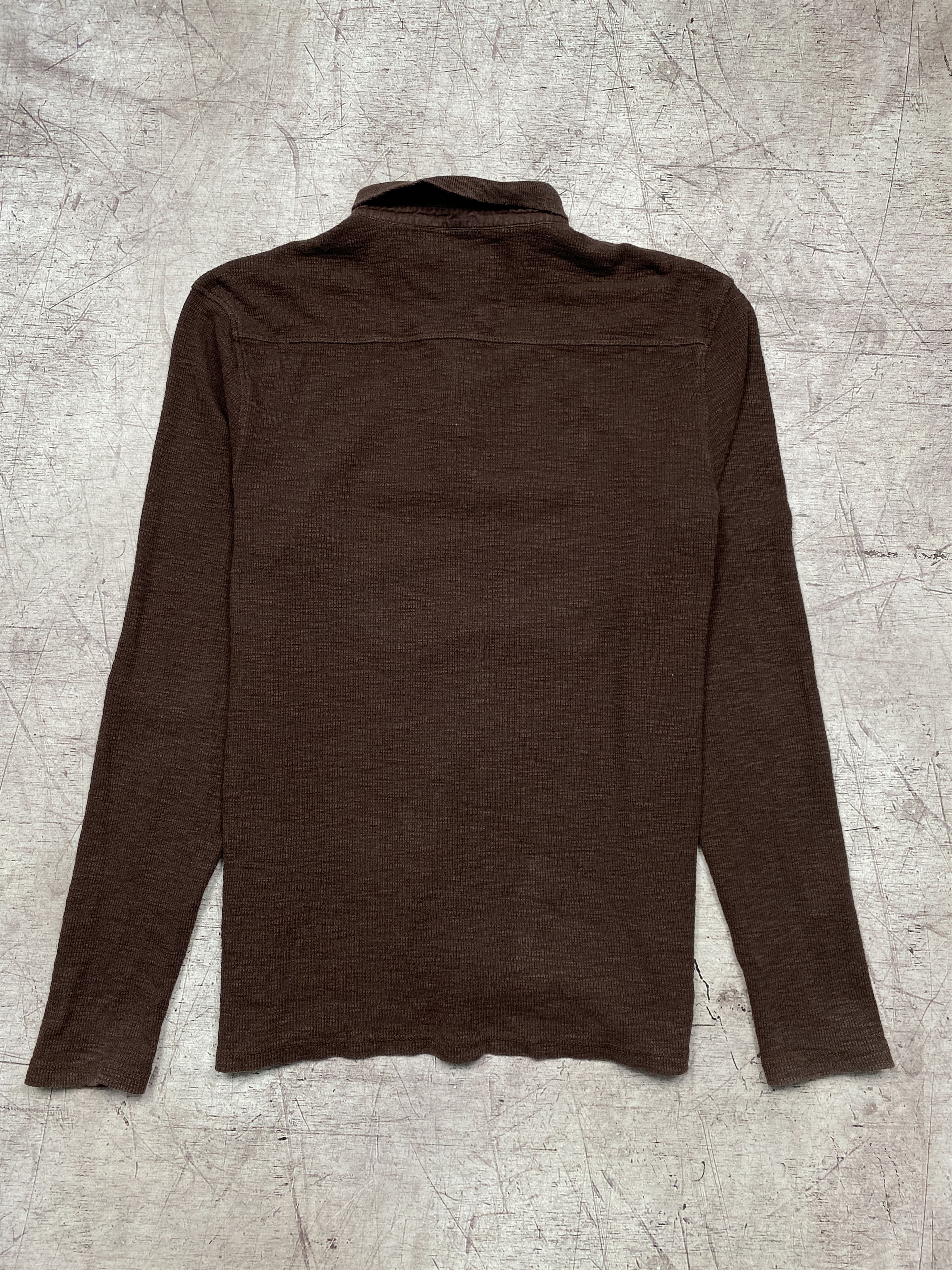 Allsaints Allsaints Vintage Mens Muse Long Sleeve Polo Shirt Size US M / EU 48-50 / 2 - 7 Thumbnail