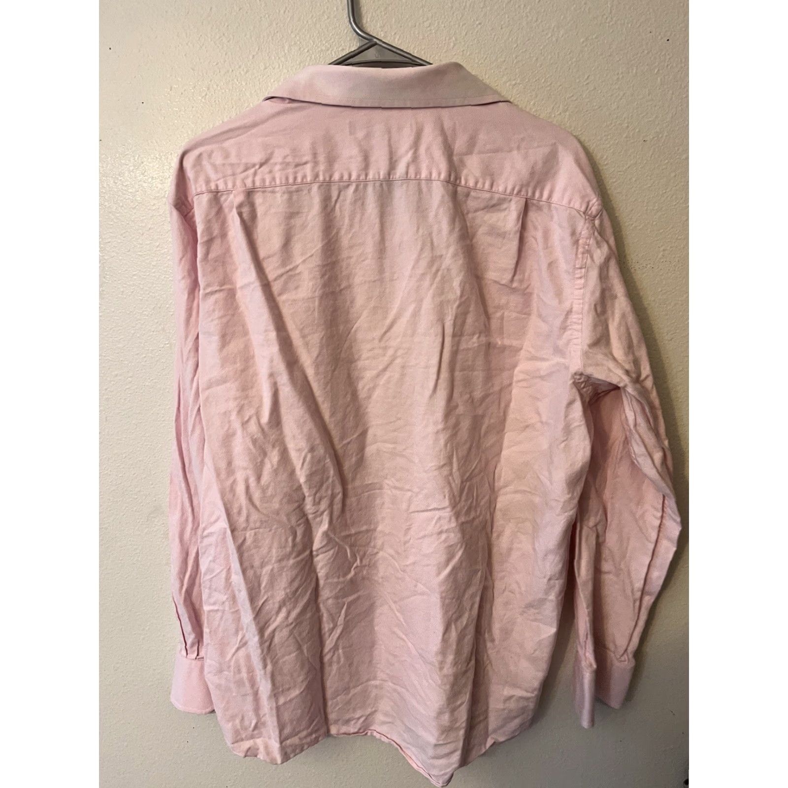 Tommy Hilfiger VINTAGE Tommy Hilfiger Shirt Ithaca Slim Fit Long Sleeve Button Front 17 XL Pink Size US XL / EU 56 / 4 - 2 Thumbnail