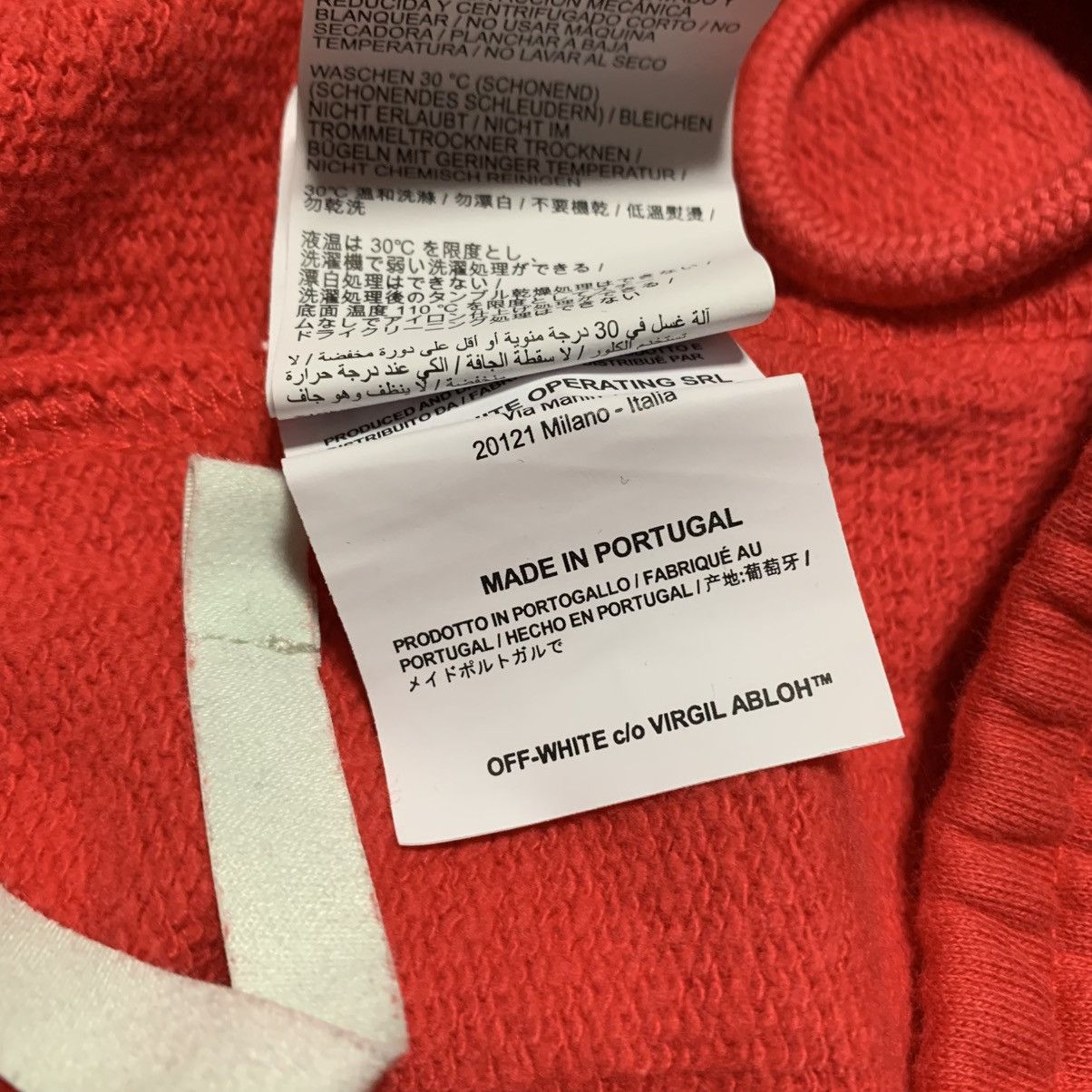 Off-White Off White XL Shorts Outline Diag Red Bottoms Virgil Abloh Size US 36 / EU 52 - 9 Thumbnail