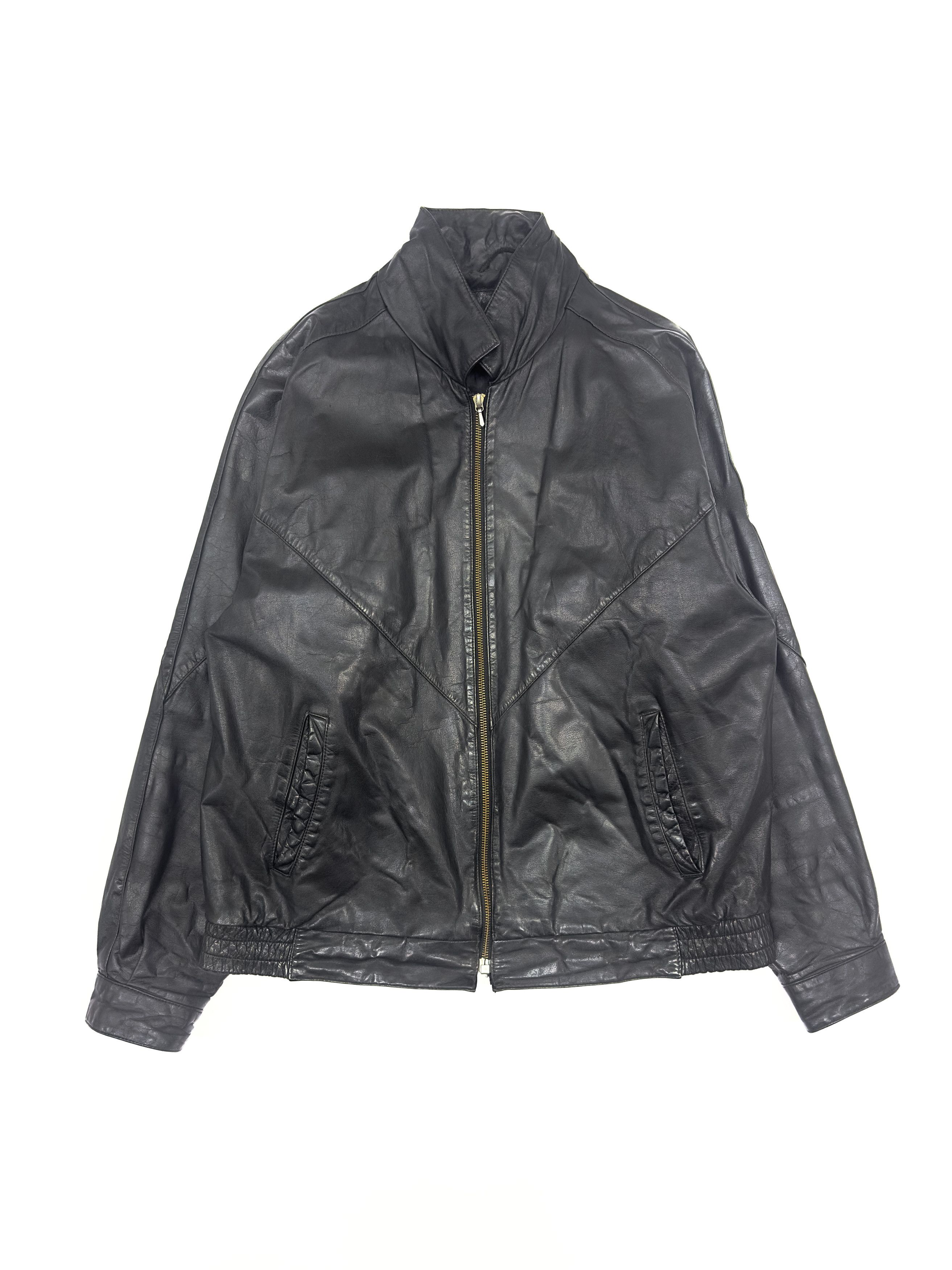 Genuine Leather Retro Minimal Leather Cow HandMade Jacket Size US M / EU 48-50 / 2 - 5 Thumbnail