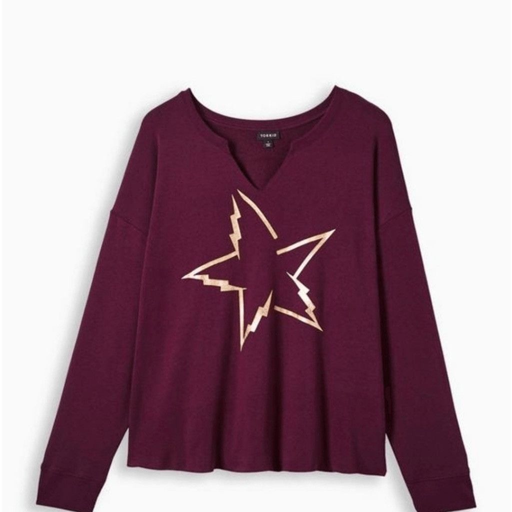 Torrid NWT Torrid Womens Sweatshirt Size 00 M Size S / US 4 / IT 40 - 1 Thumbnail