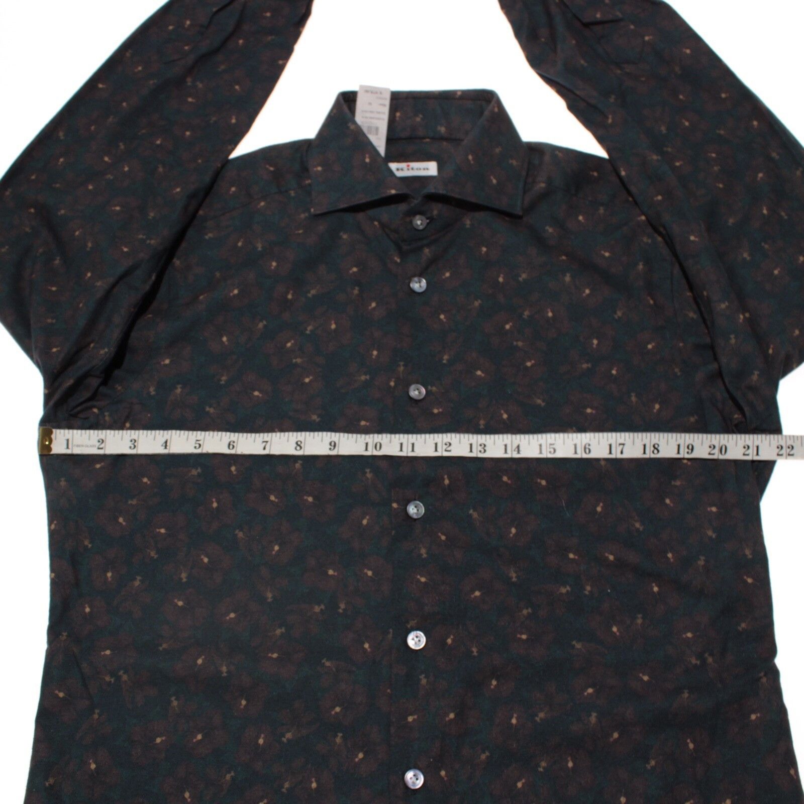 Kiton Kiton New with tags Shirt Size M US In Green Size US M / EU 48-50 / 2 - 8 Thumbnail