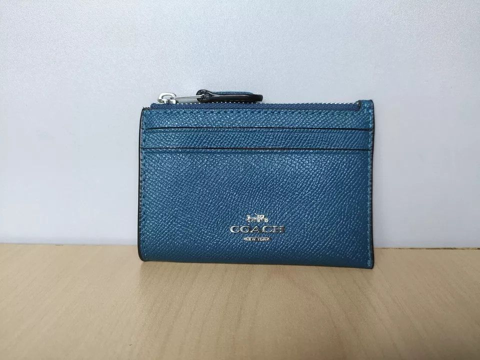 Coach Coach Women's Cross grain Leather Key Ring Pouch T-0012 Size ONE SIZE - 2 Thumbnail