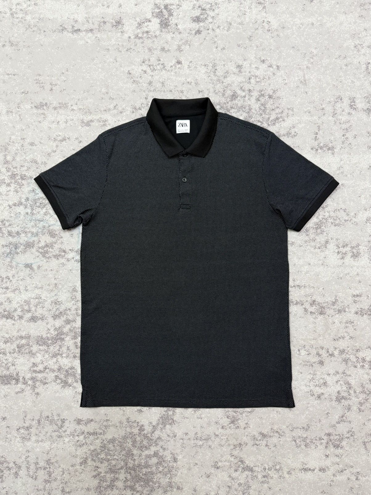 Zara Zara Black Colar Shirt Size US M / EU 48-50 / 2 - 3 Thumbnail