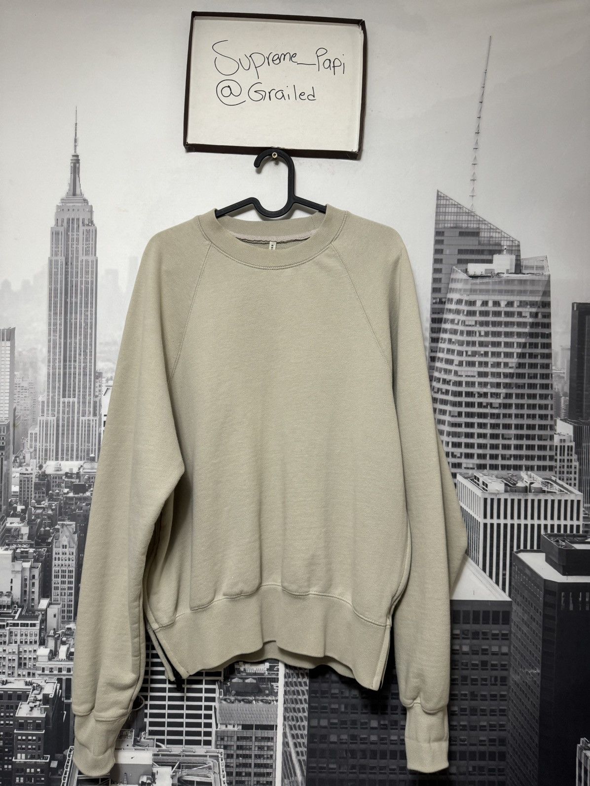 Fear of God 💥OG FOG Fear of God Essentials ZIP Sweater SZ Small Cream Size US S / EU 44-46 / 1 - 1 Thumbnail