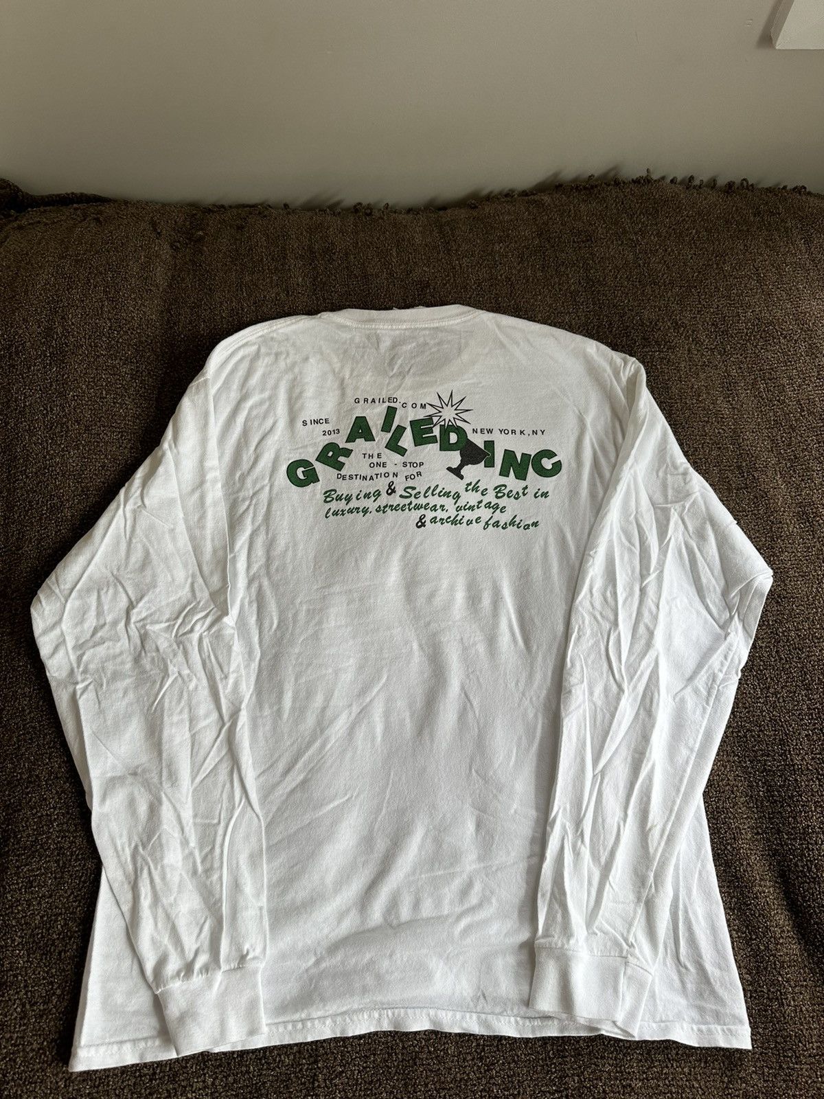 Grailed Grailed F&F “Dry Clean Only” Long Sleeve Graphic Tee Size US L / EU 52-54 / 3 - 3 Thumbnail
