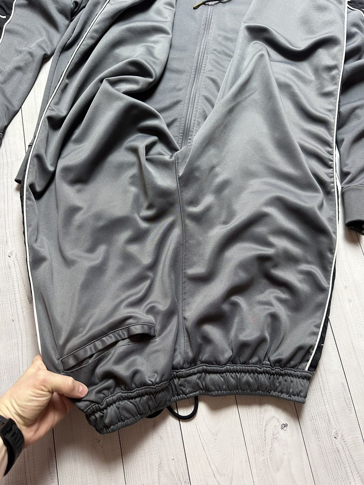 Nike × Vintage Vintage Nike Track suit swoosh logo grey size M Size US M / EU 48-50 / 2 - 16 Thumbnail
