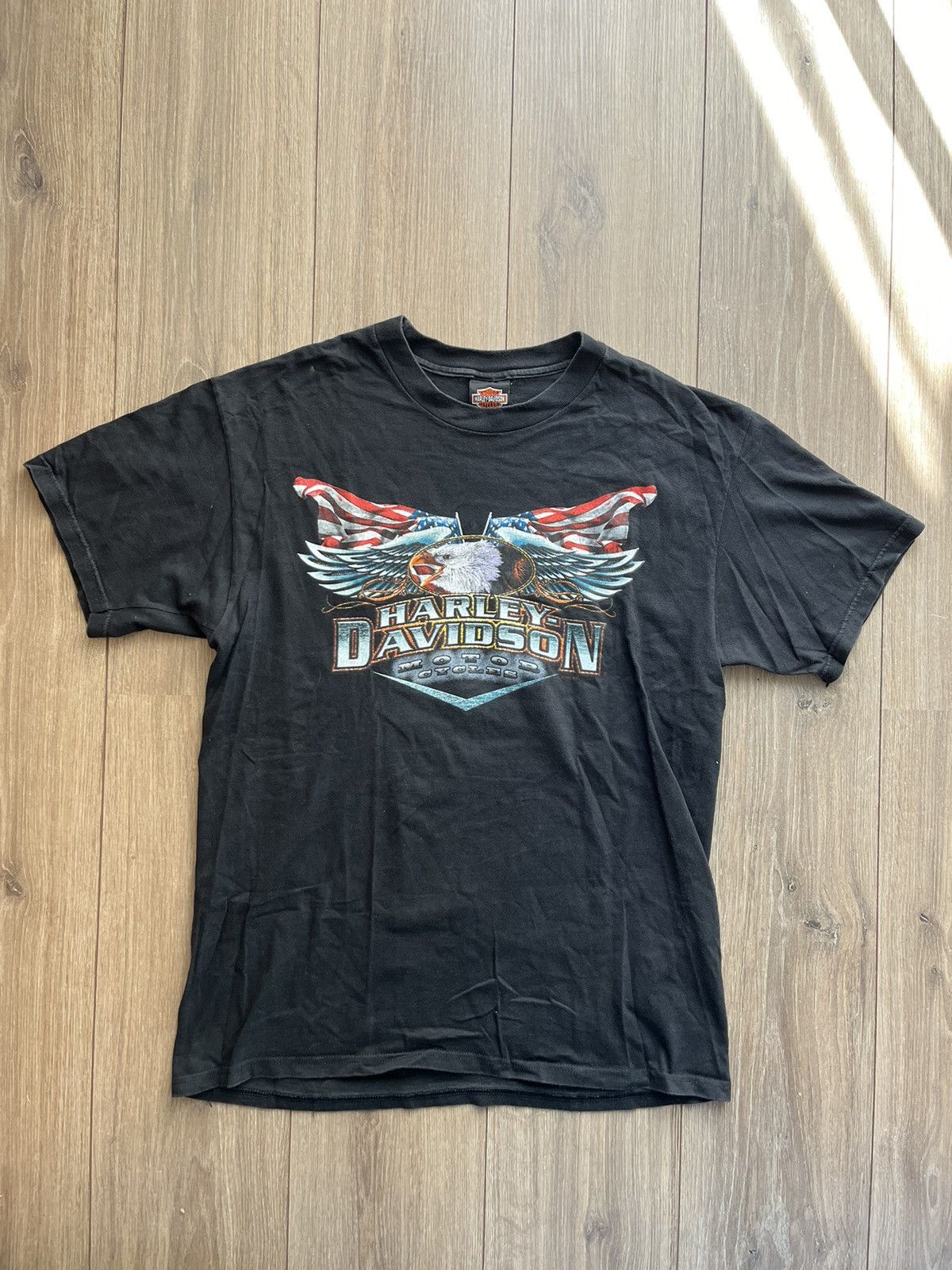 Other Harley Davidson 1998 American eagle tshirt 2yk Size US L / EU 52-54 / 3 - 2 Thumbnail