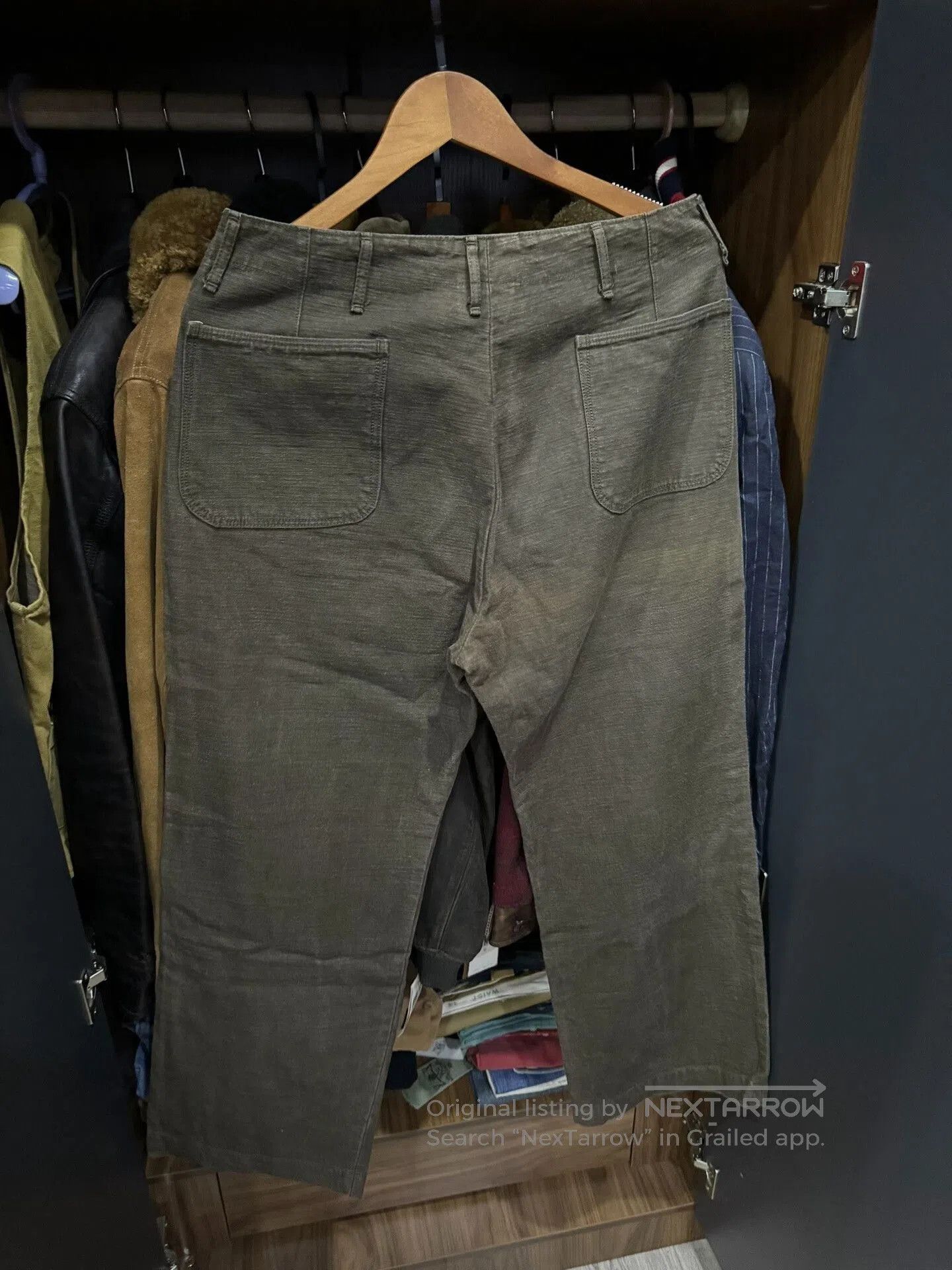 Kapital kapital khaki loose work pants. Size US 28 / EU 44 - 3 Thumbnail