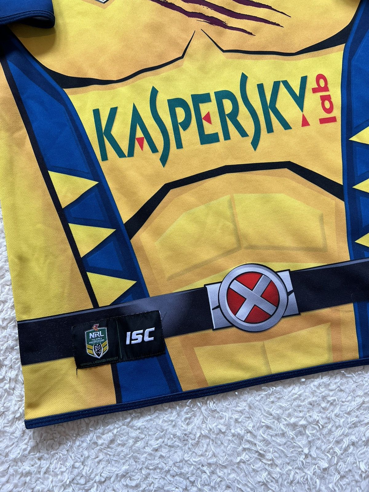 Vintage Manly Warringah Sea Eagles Marvel Wolverine 2014 Rugby Size US M / EU 48-50 / 2 - 2 Thumbnail