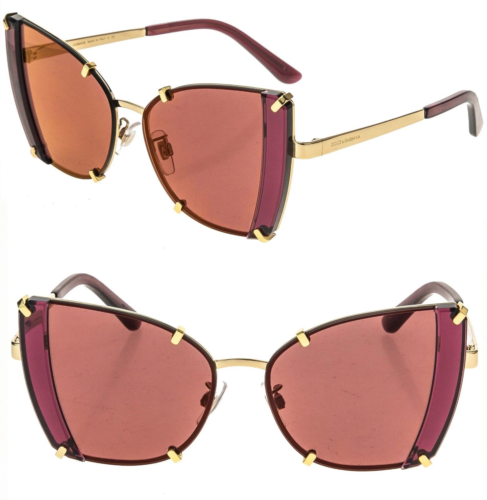 Dolce & Gabbana DOLCE & GABBANA DG2214 GRIFFES GEM STONES 2214 Gold Sunglass Size ONE SIZE - 1 Thumbnail