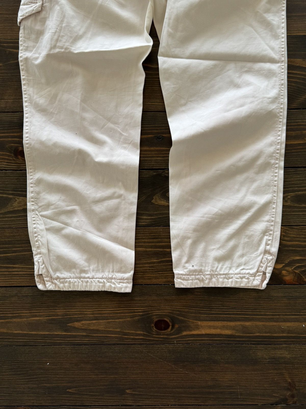 Prada Prada 00s Archive White/Pink Glamour Cargo Pants Size 34" / US 12 / IT 48 - 10 Thumbnail
