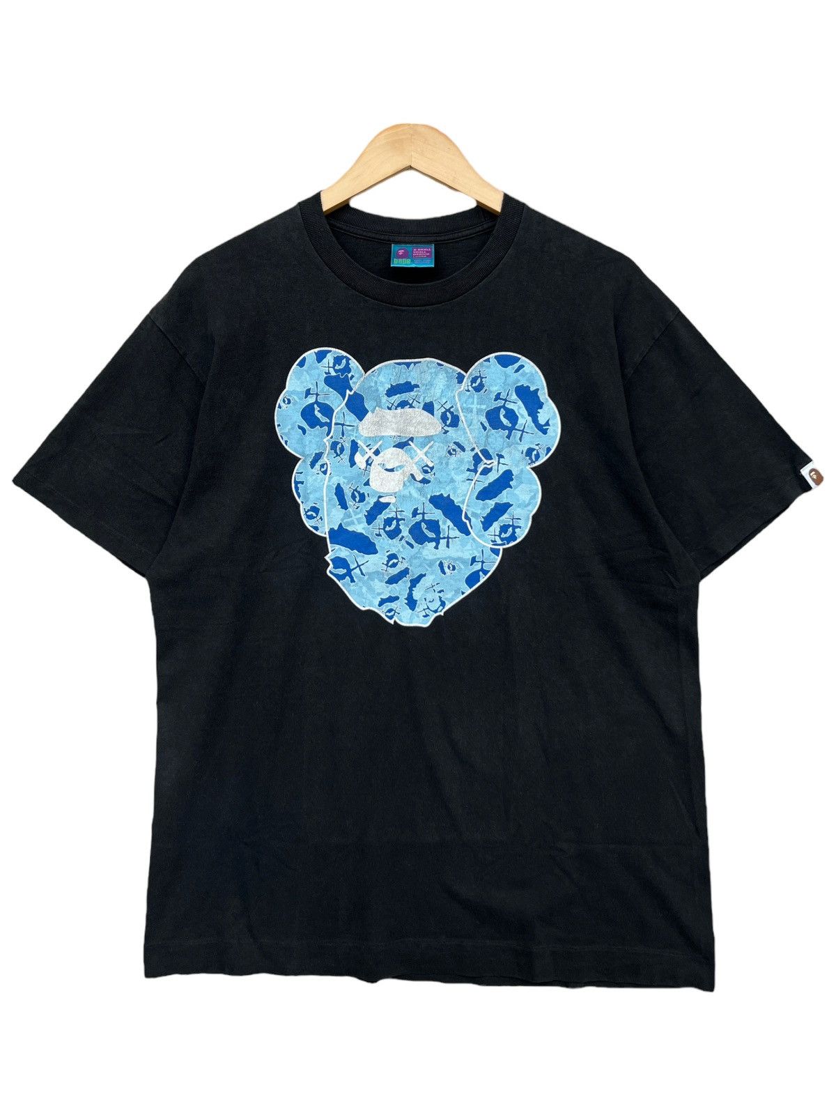 bape x kaws tee