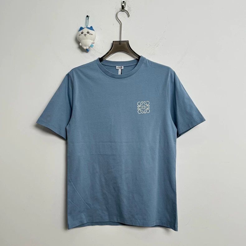 Loewe LOEWE Smog blue embroidered logo short sleeves Size S / US 4 / IT 40 - 1 Thumbnail