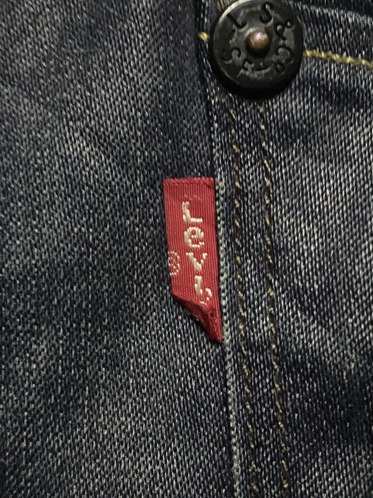 Levi's Levis Y2K Black Denim Distressed Slim Fit Jeans Size US 30 / EU 46 - 12 Thumbnail
