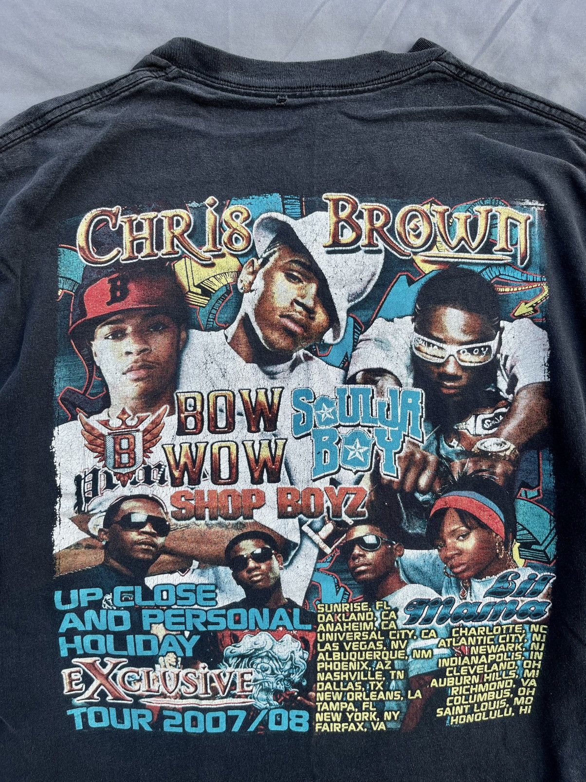 Rap Tees 2007 Chris Brown, Bow Wow, & Soulja Boy Tour Tee Size US M / EU 48-50 / 2 - 4 Thumbnail