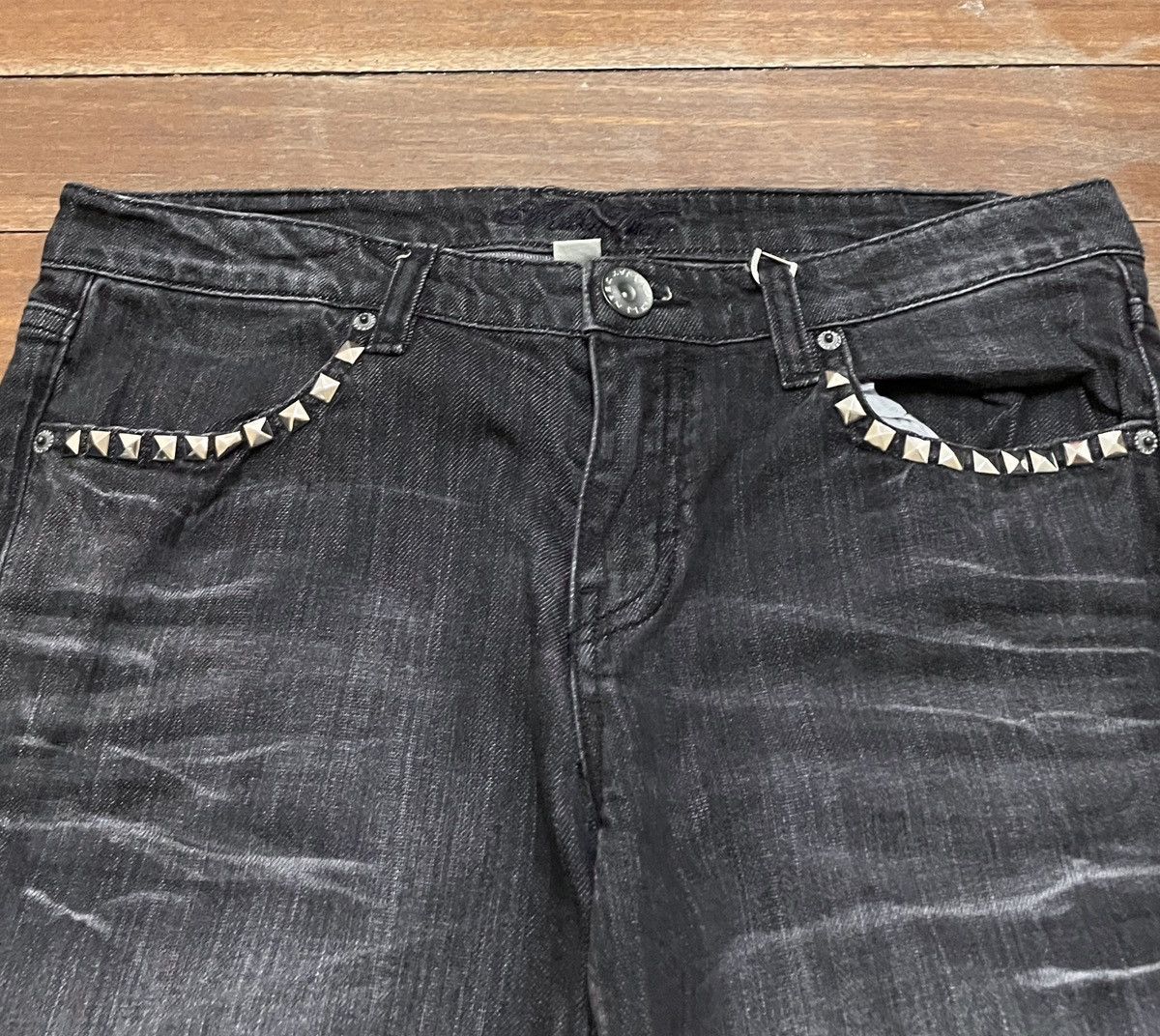 Japanese Brand Rare Vintage Japanese Brand Milky Way Flared Jeans 1990s Size US 33 - 3 Thumbnail