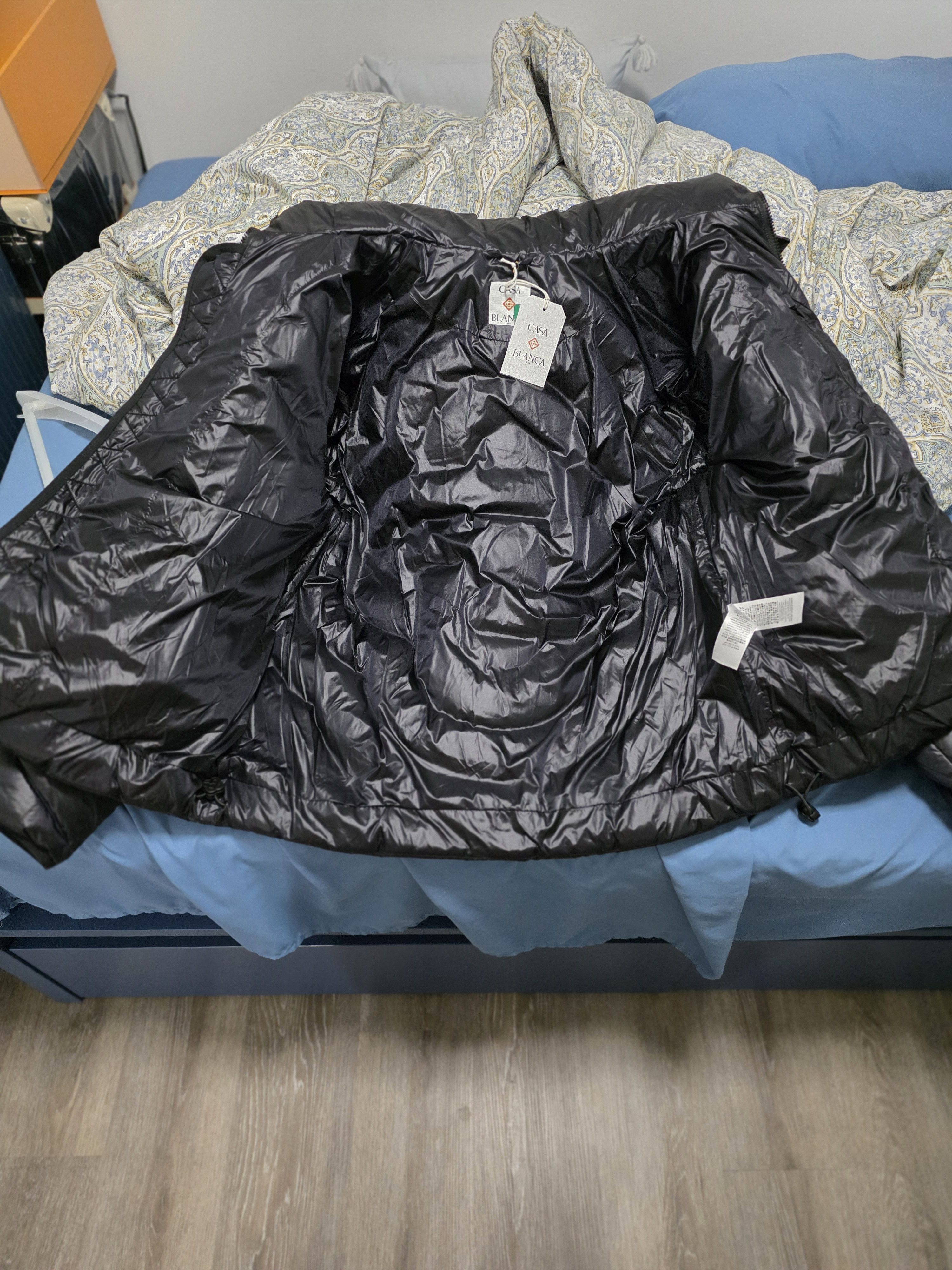 Casablanca Monogram Quilted Down Puffer Jacket Size US XL / EU 56 / 4 - 12 Thumbnail