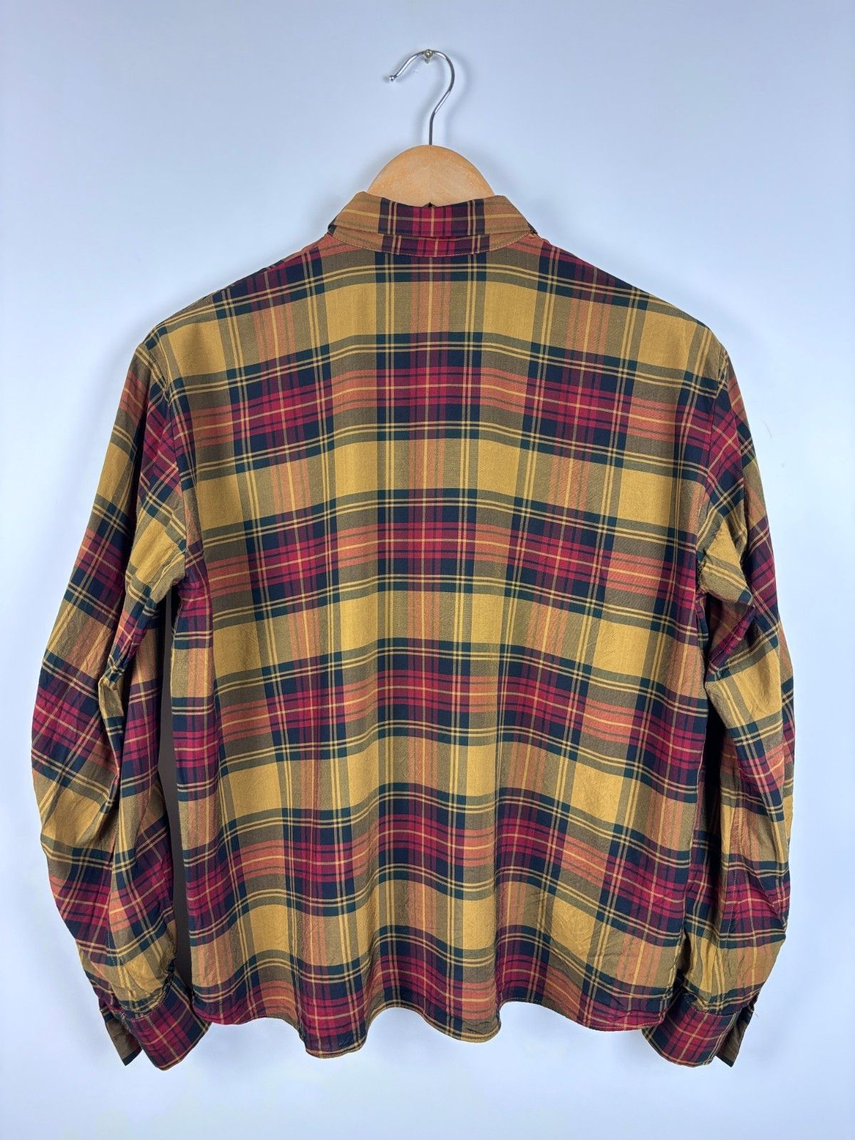 Fred Perry Fred Perry Tartan Button Up Shirt Viscose Brown Size US 4 Size S / US 4 / IT 40 - 5 Thumbnail