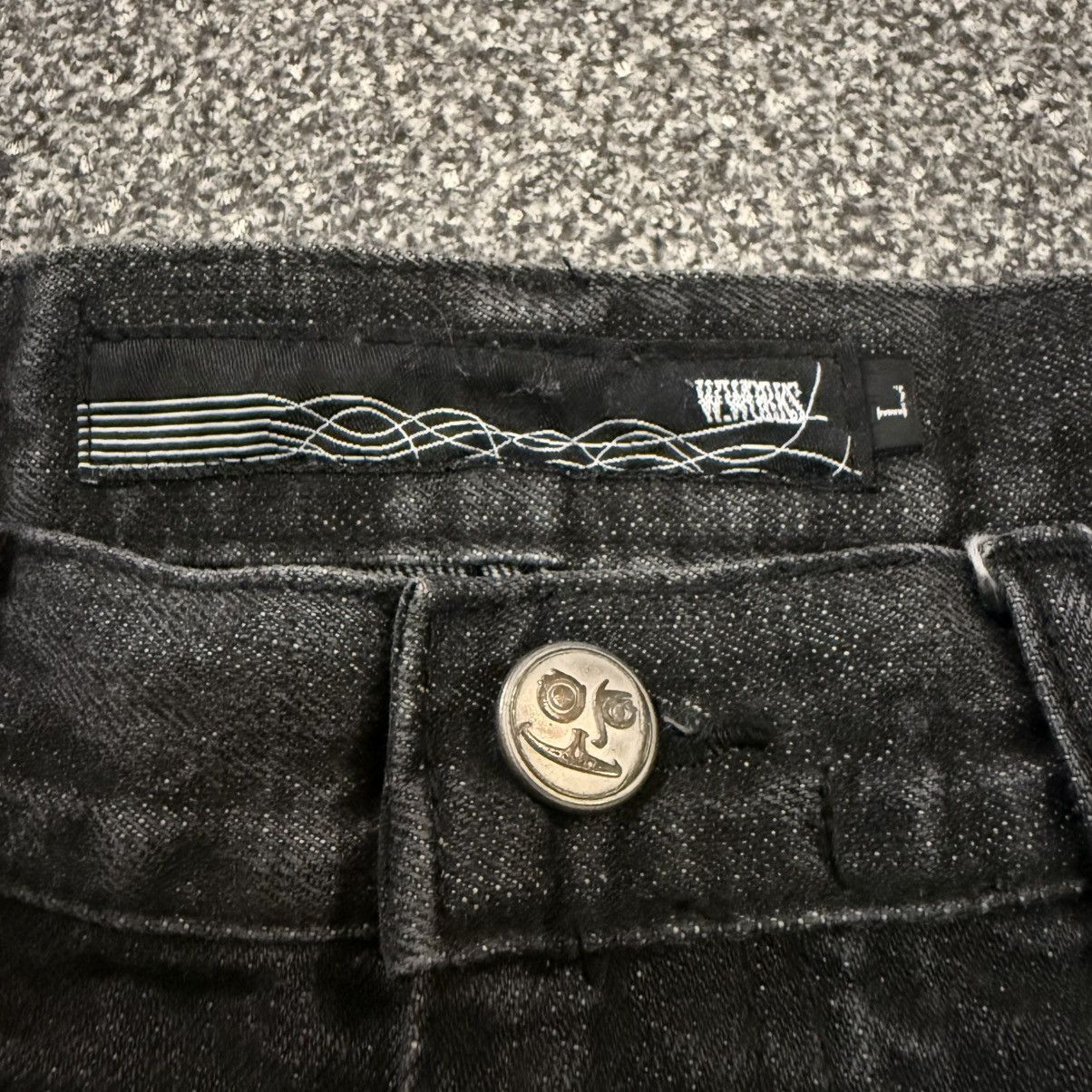 Hypebeast 🔥🇯🇵 90s Japanese Black Denim Whyworks Jeans Size US 34 / EU 50 - 15 Thumbnail