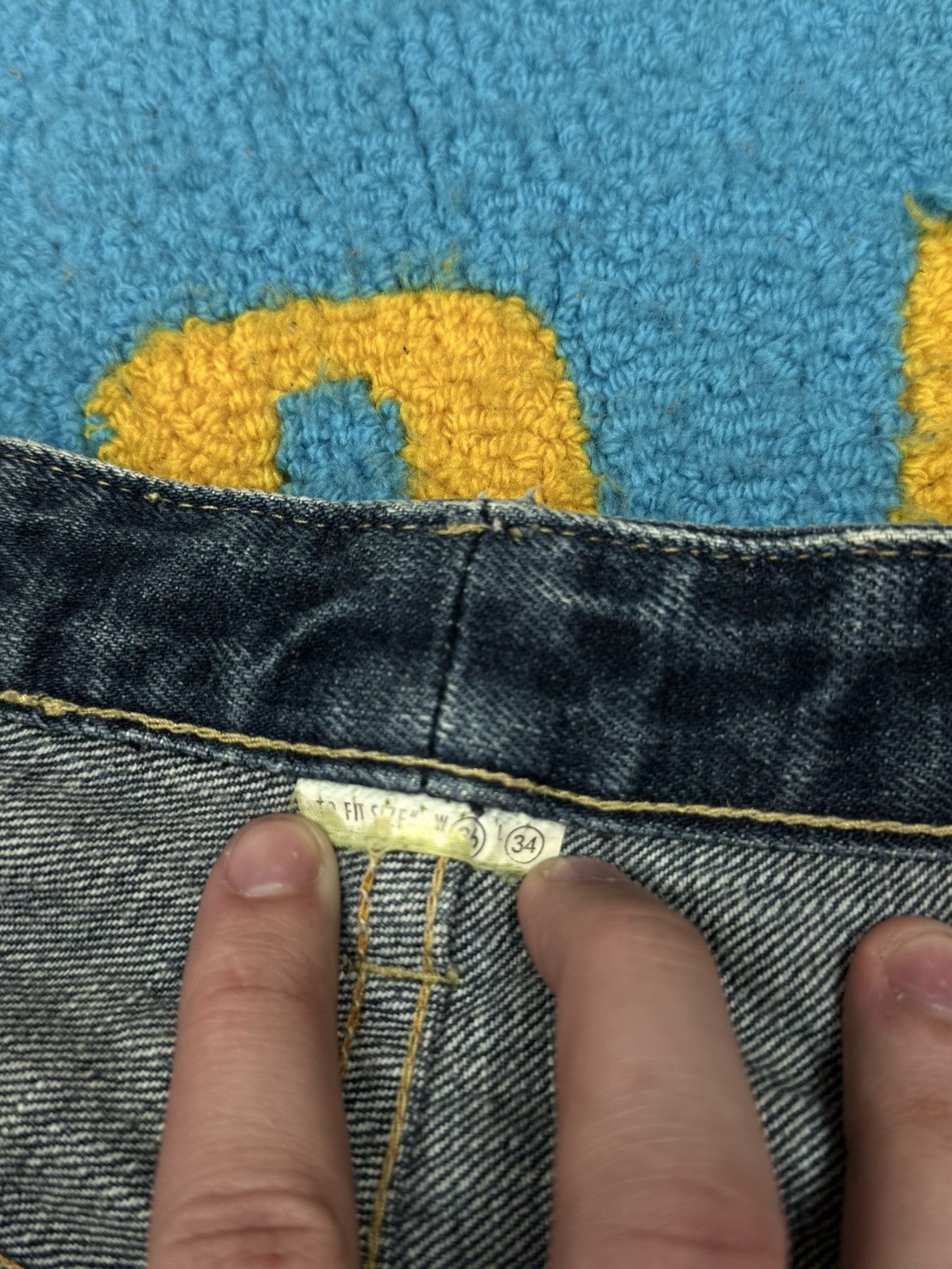 Garbstore Mens Garbstore Indigo Farm Japanese Blue Denim Selvedge Pant Size US 36 / EU 52 - 10 Thumbnail