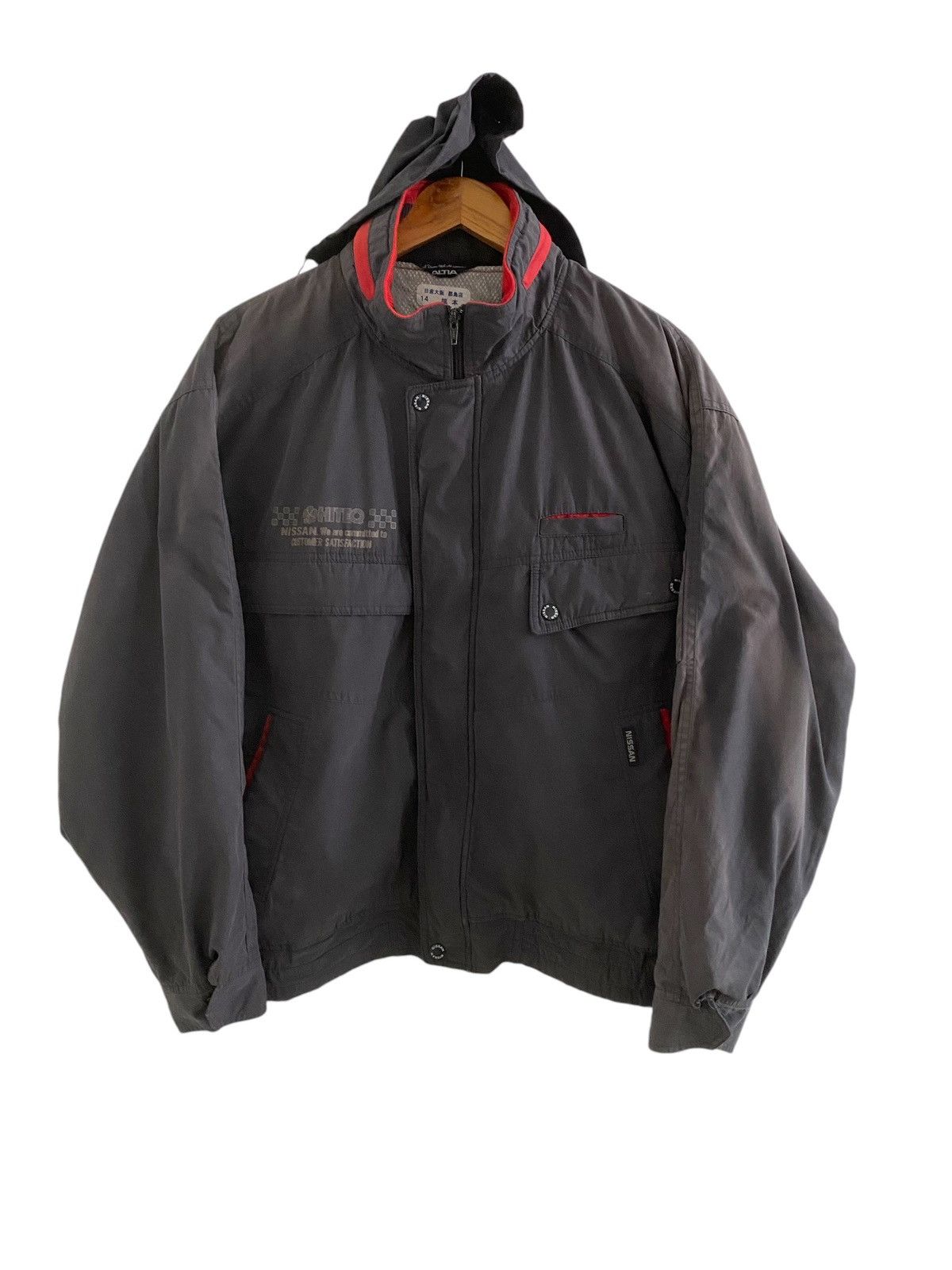 Japanese Brand × Vintage Viintage Nissan bomber Jacket Racing nice designer Size US L / EU 52-54 / 3 - 4 Thumbnail